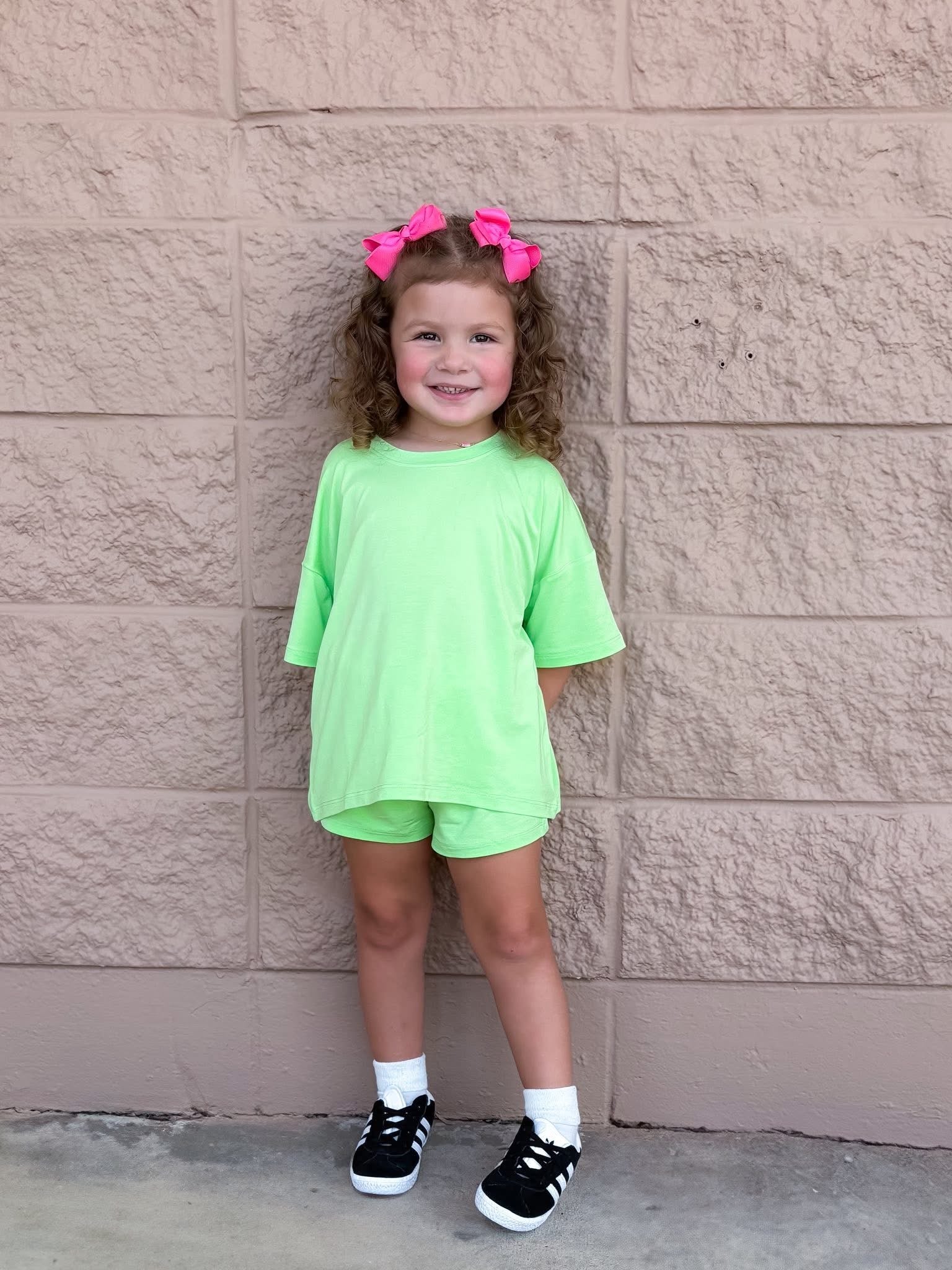 Keylime Pie Oversized Short Set