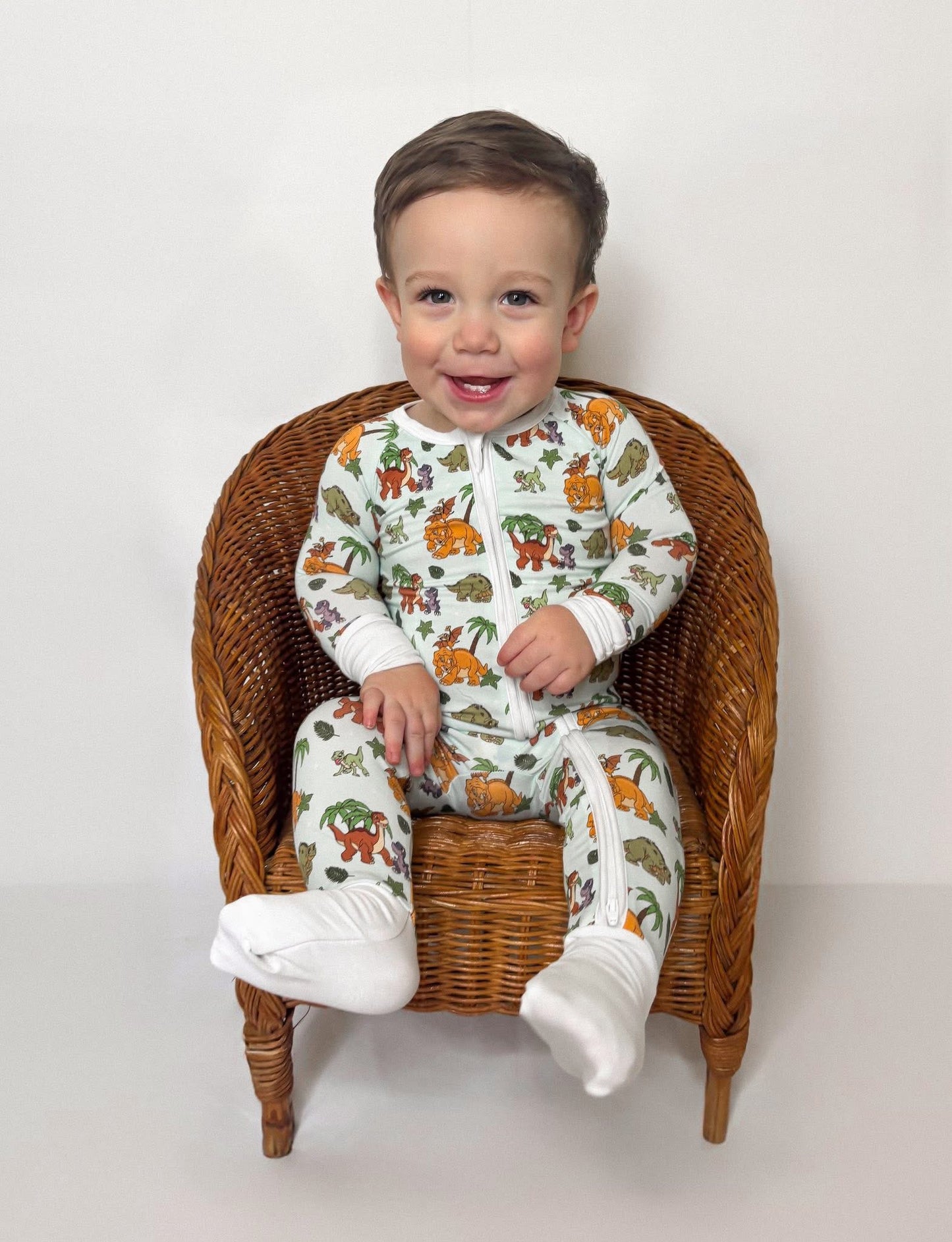 Dino Days Double Zippy Romper