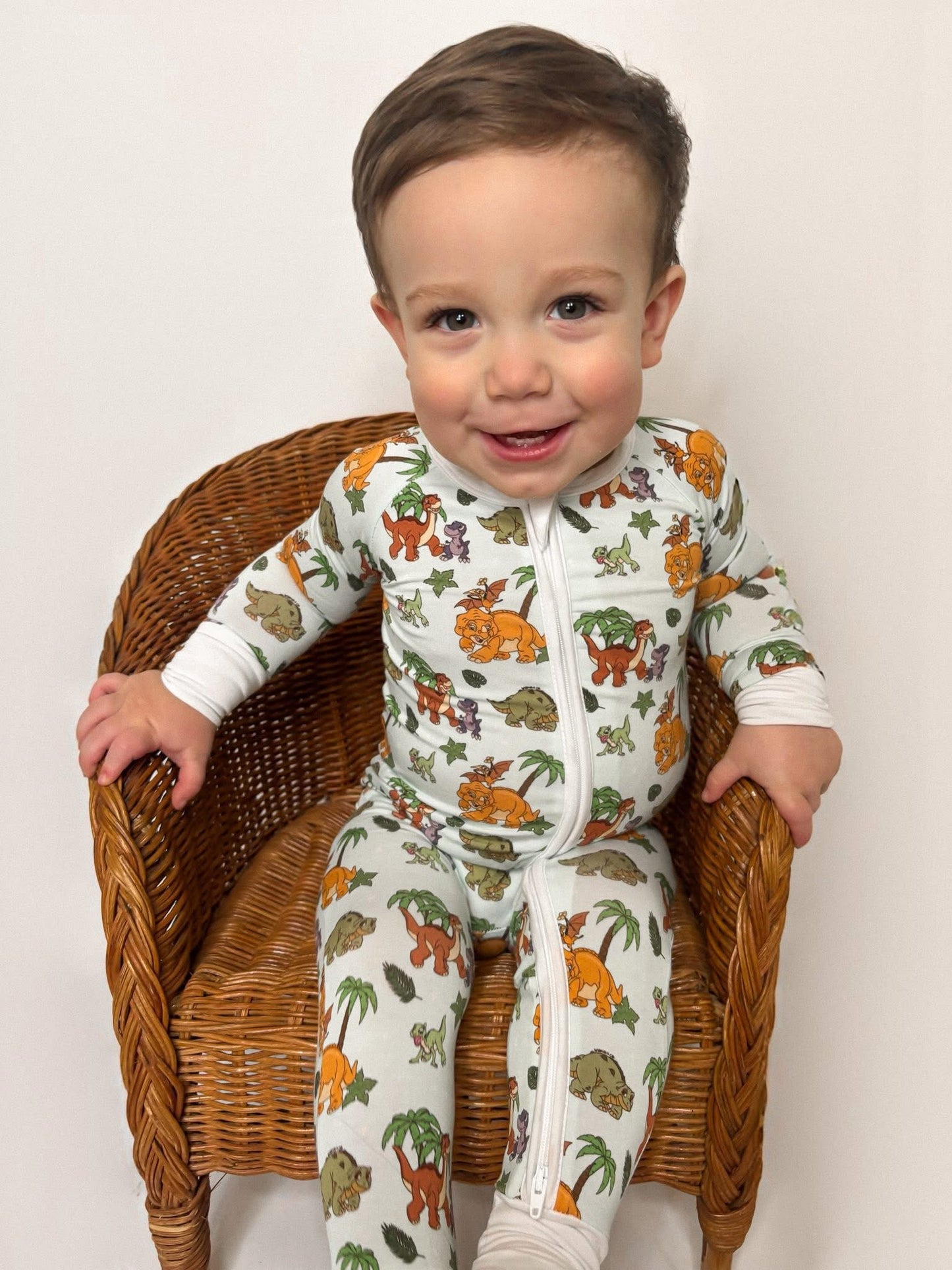 Dino Days Double Zippy Romper