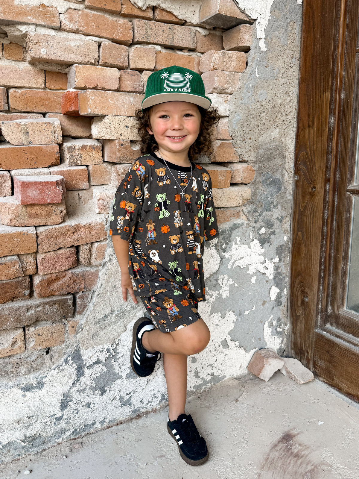 Boo Crew Oversized Short Set