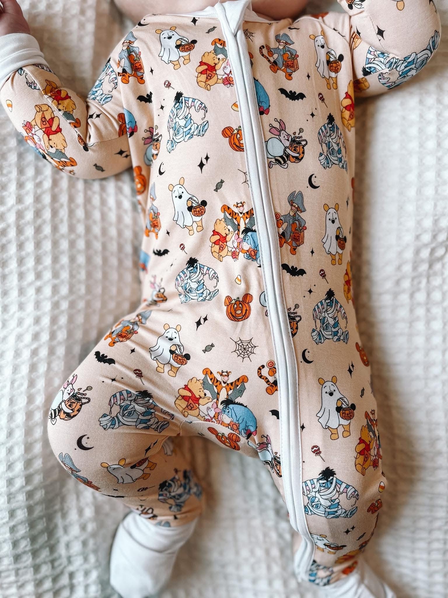 Spooky Friends Double Zippy Romper