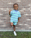 Blue Lagoon Kids Mockneck Short Set