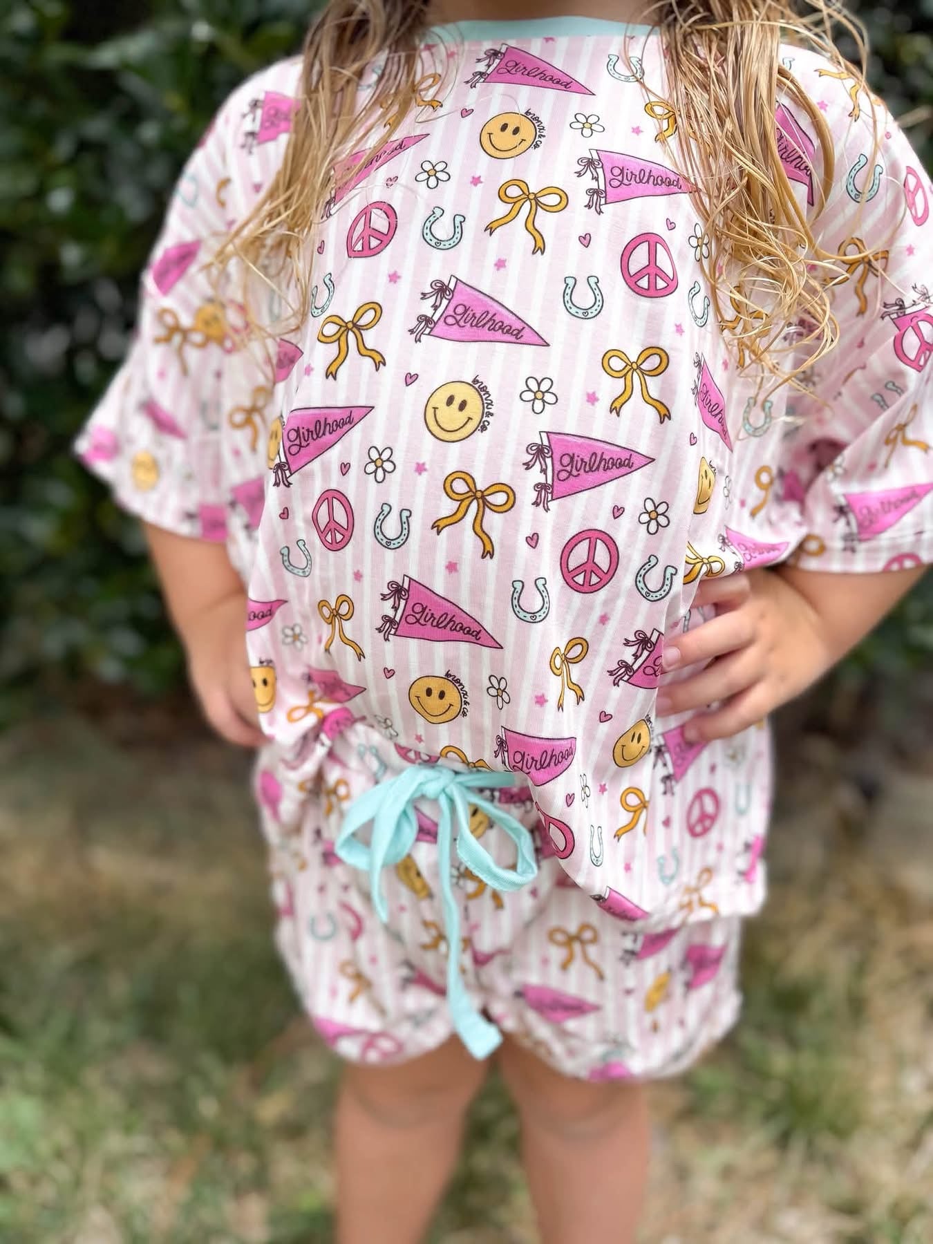 Girlhood Oversized Short Set