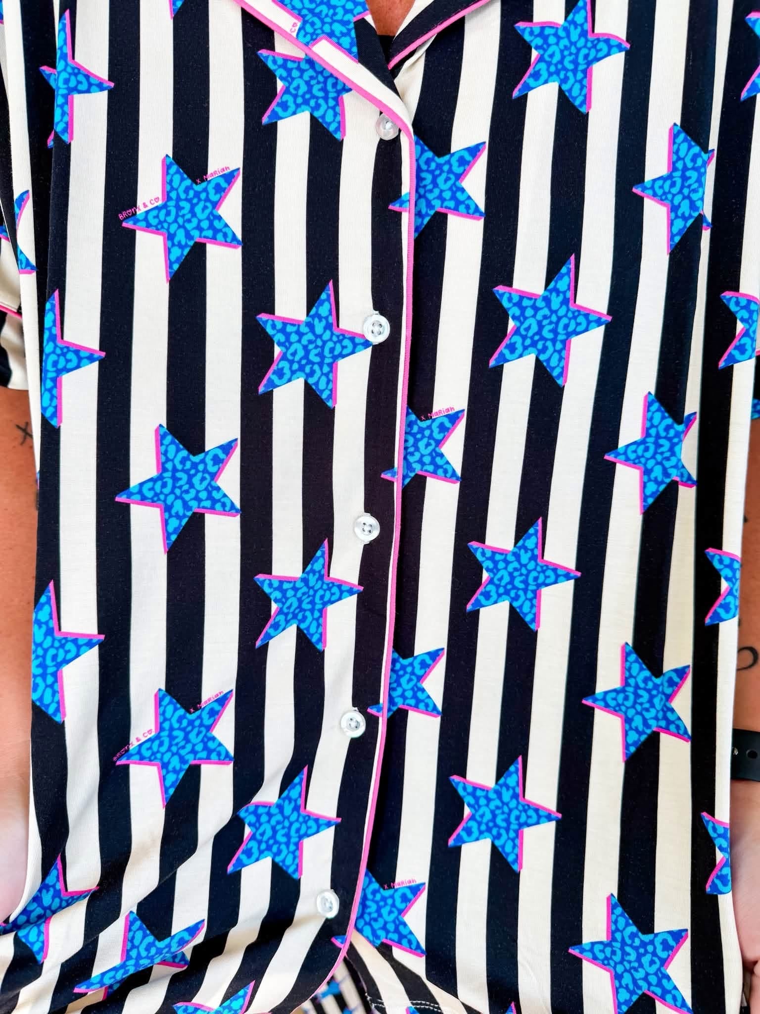 Neon Starlight Womens Pant Set