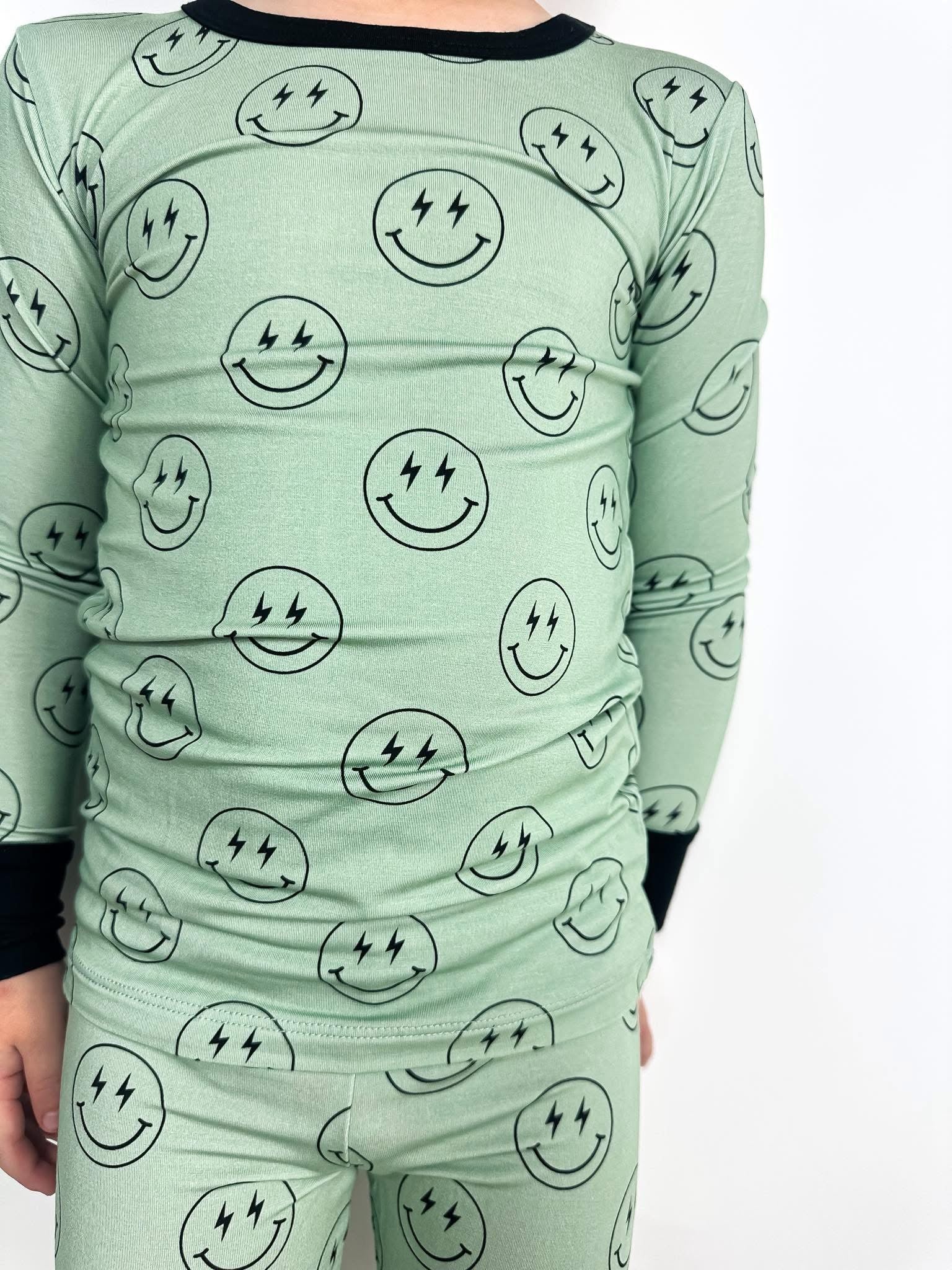 Pistachio Smileys Two Piece Set