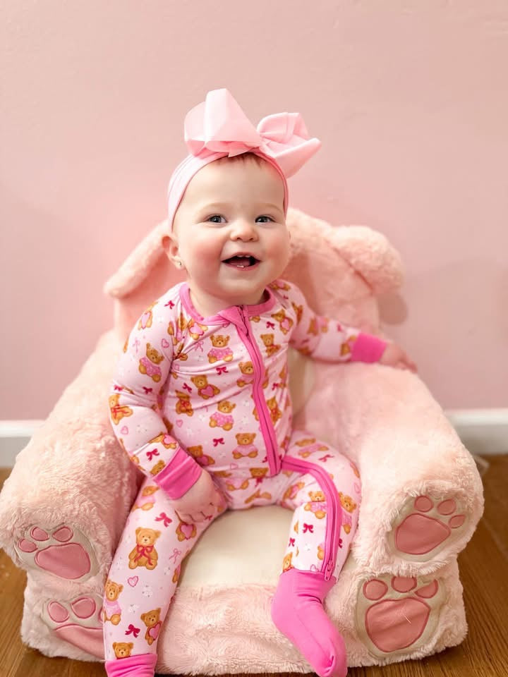 Beary in love Double Zippy Romper