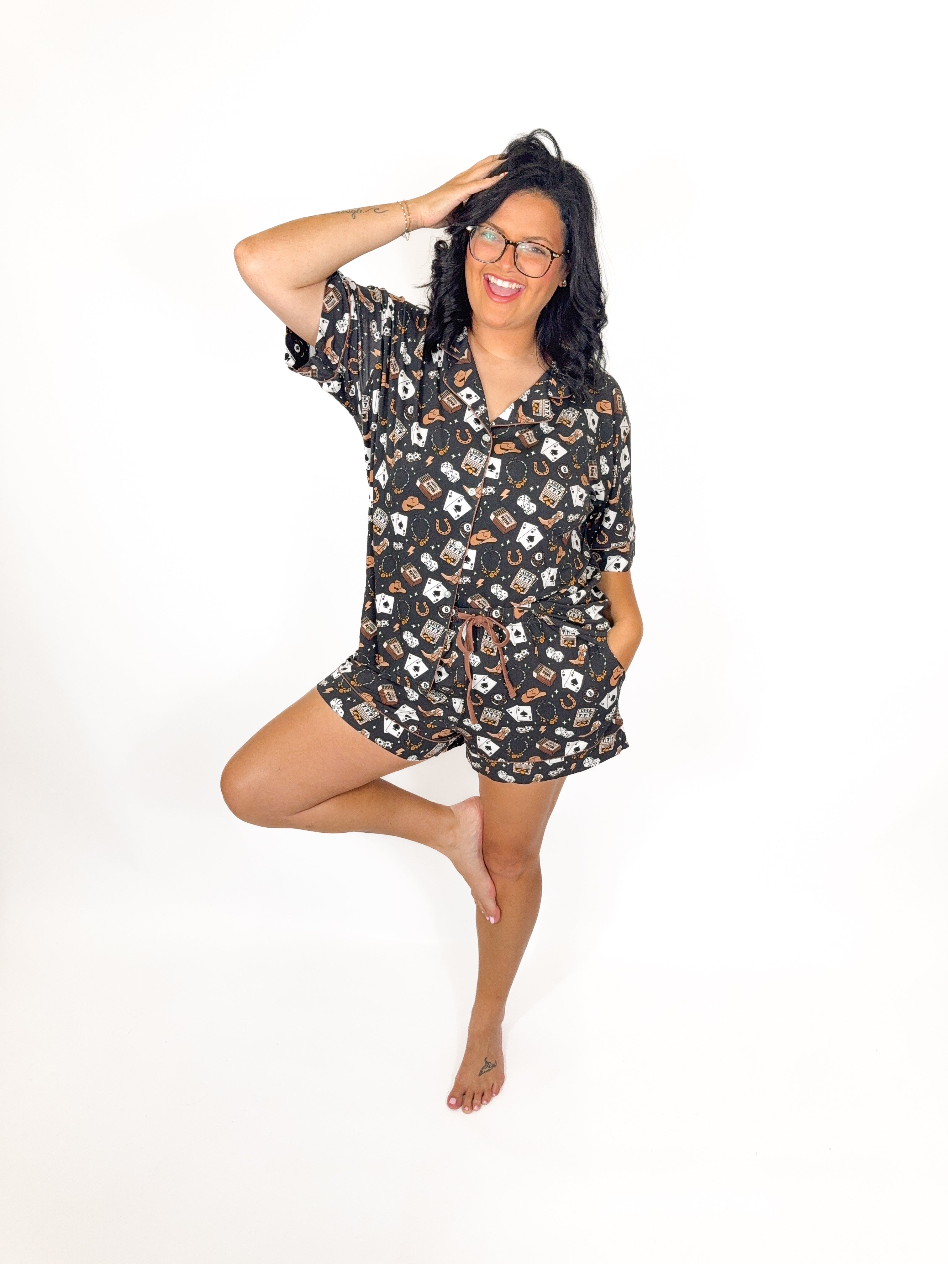Lucky Lasso Womens Short Set