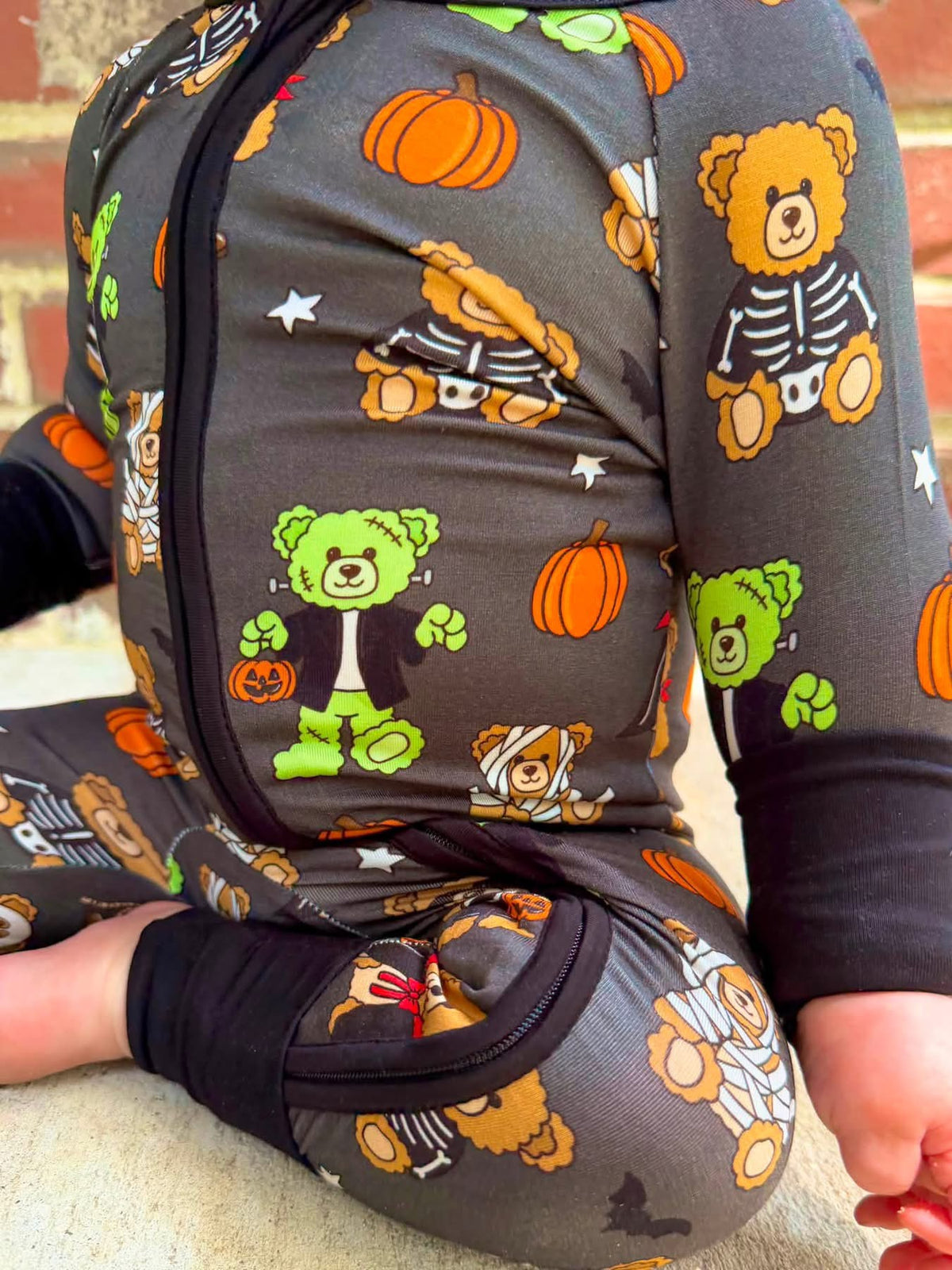Boo Crew Double Zippy Romper