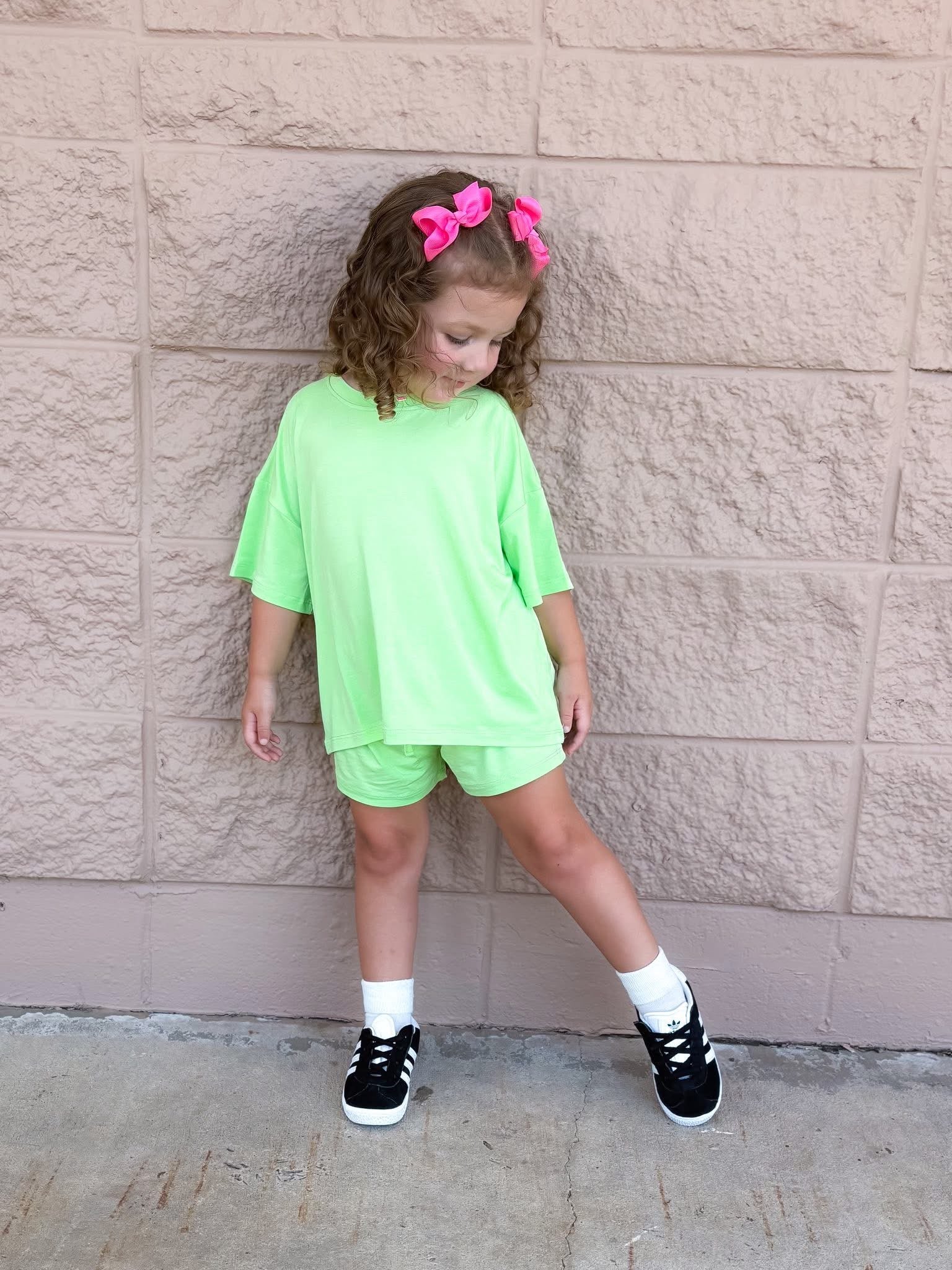 Keylime Pie Oversized Short Set