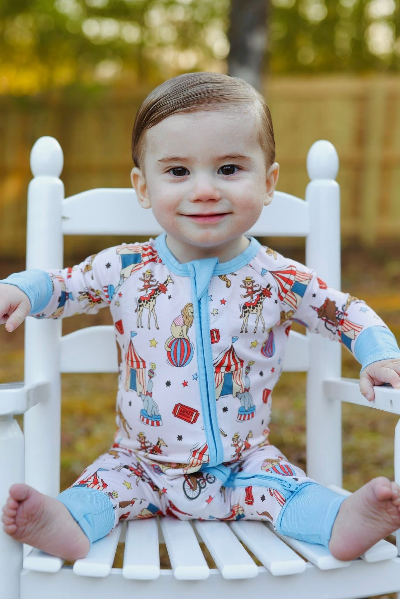 The Greatest Show Double Zippy Romper