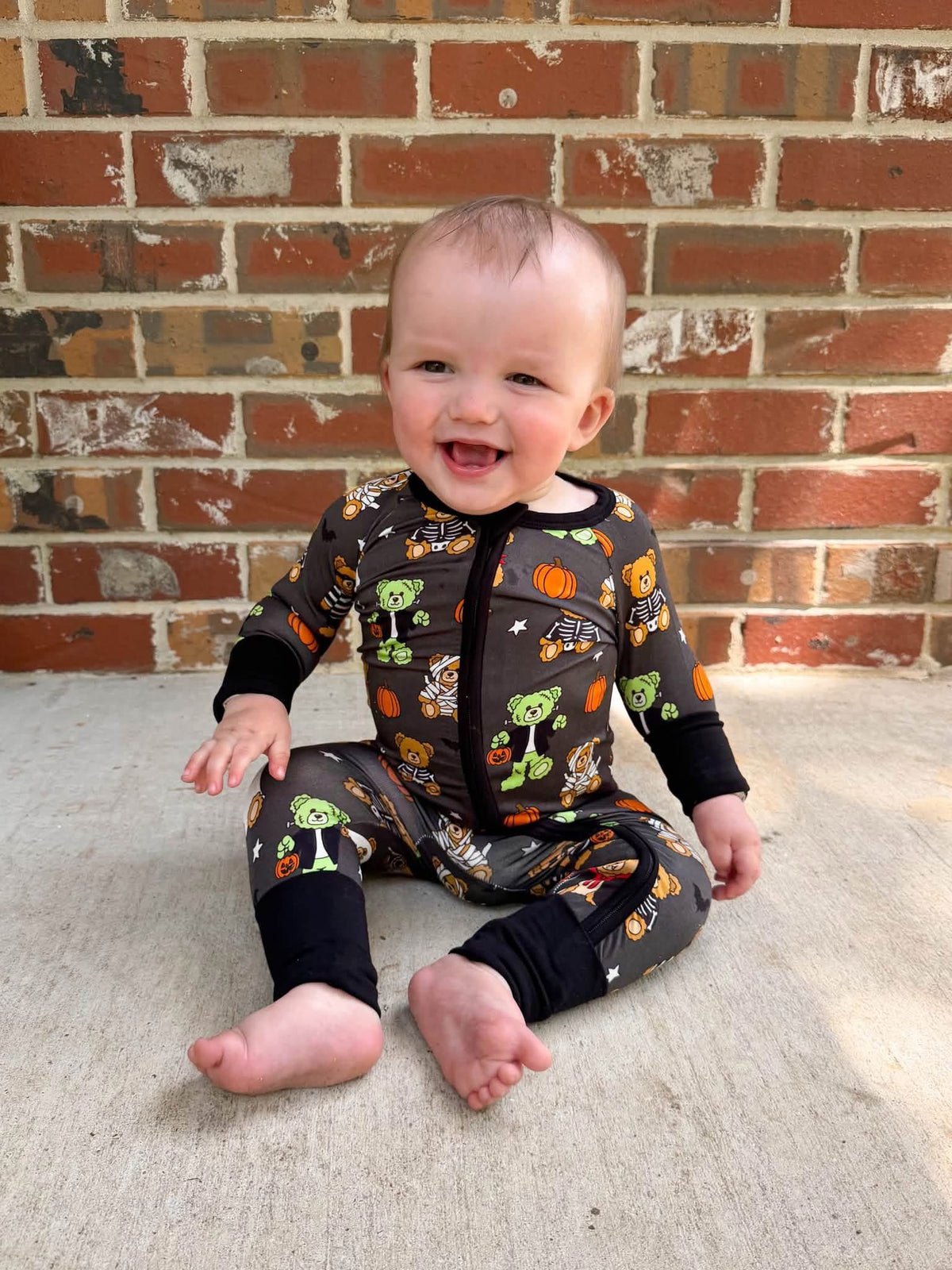 Boo Crew Double Zippy Romper