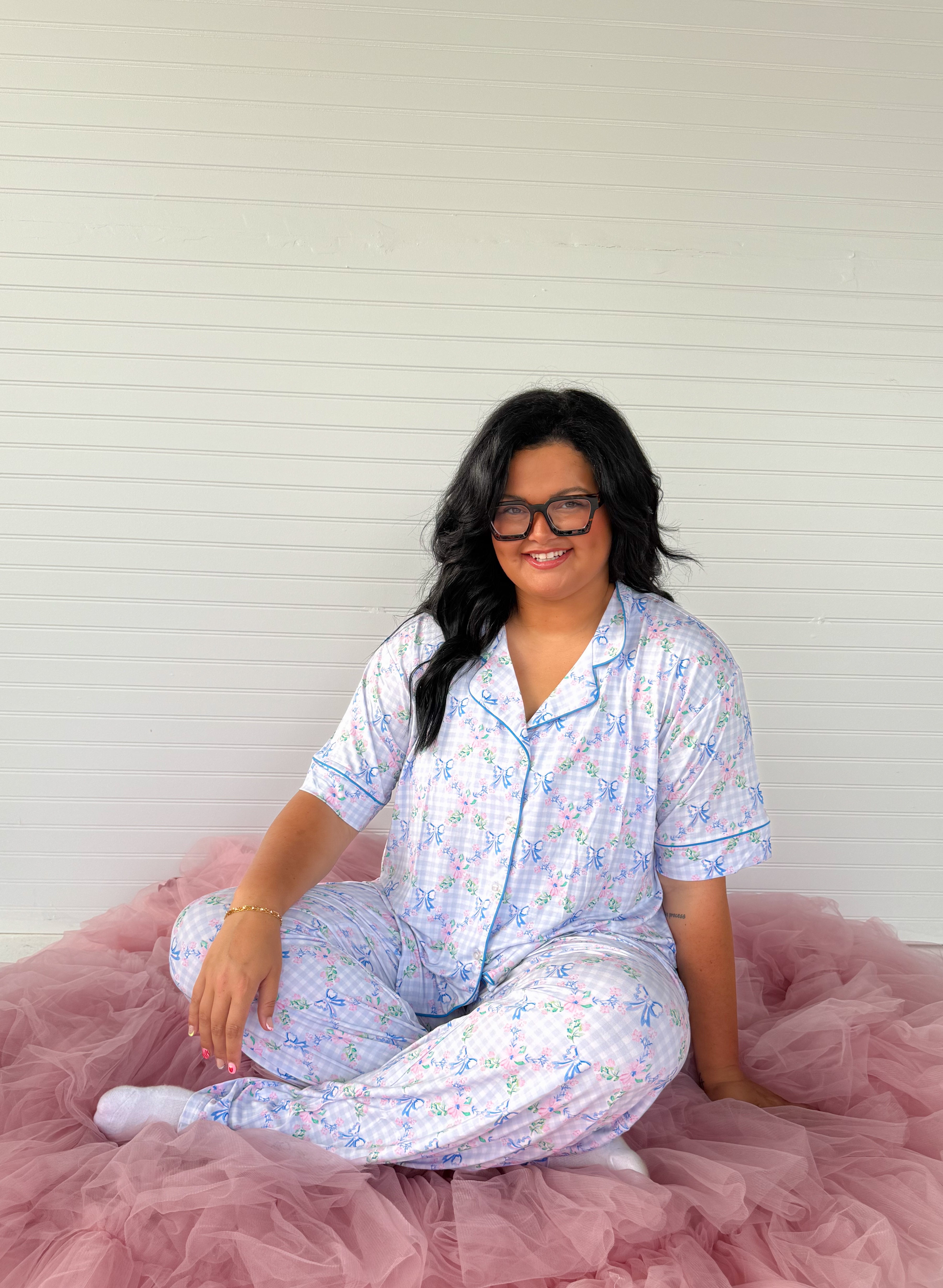 Loveshack Gingham Womens Pant Set