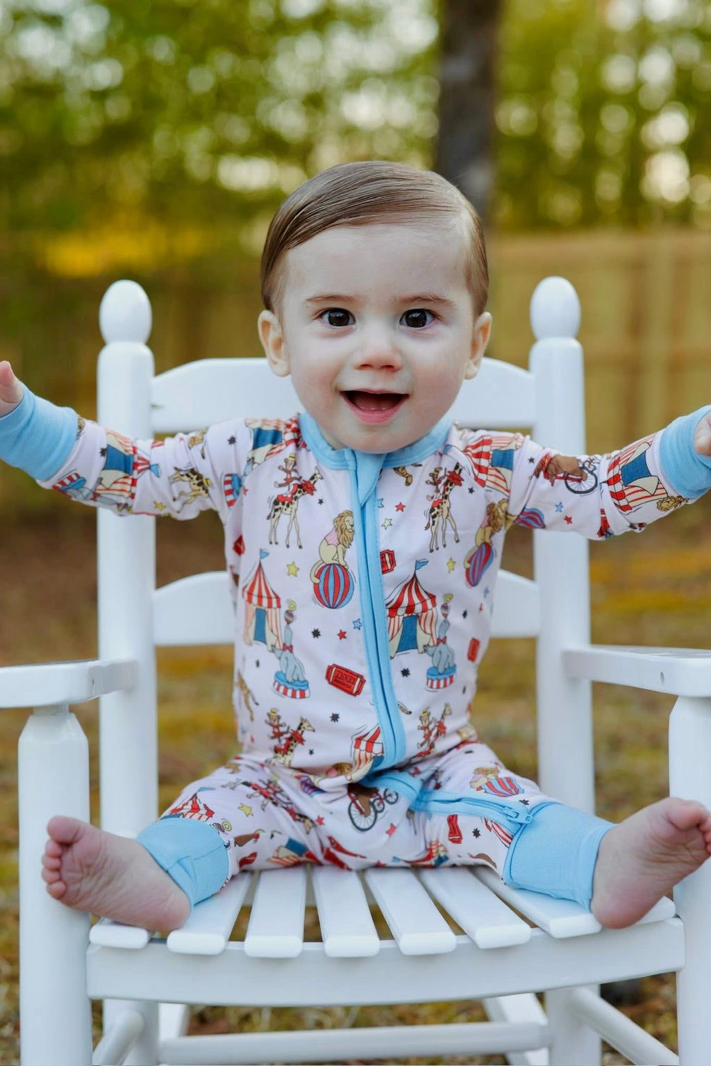 The Greatest Show Double Zippy Romper