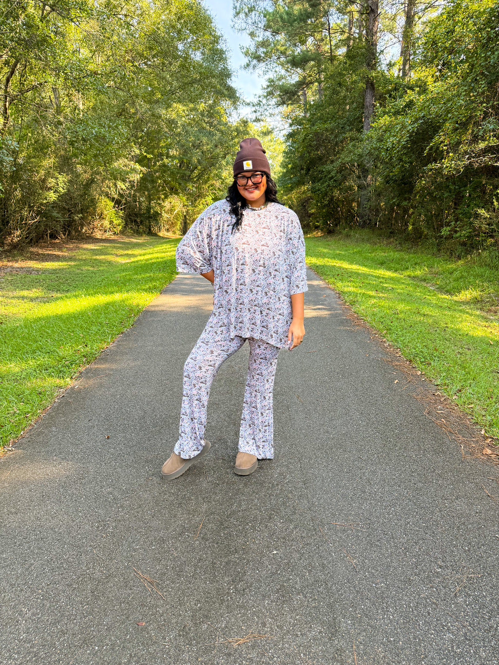 Duck Camo Womens Daywear Pant Set