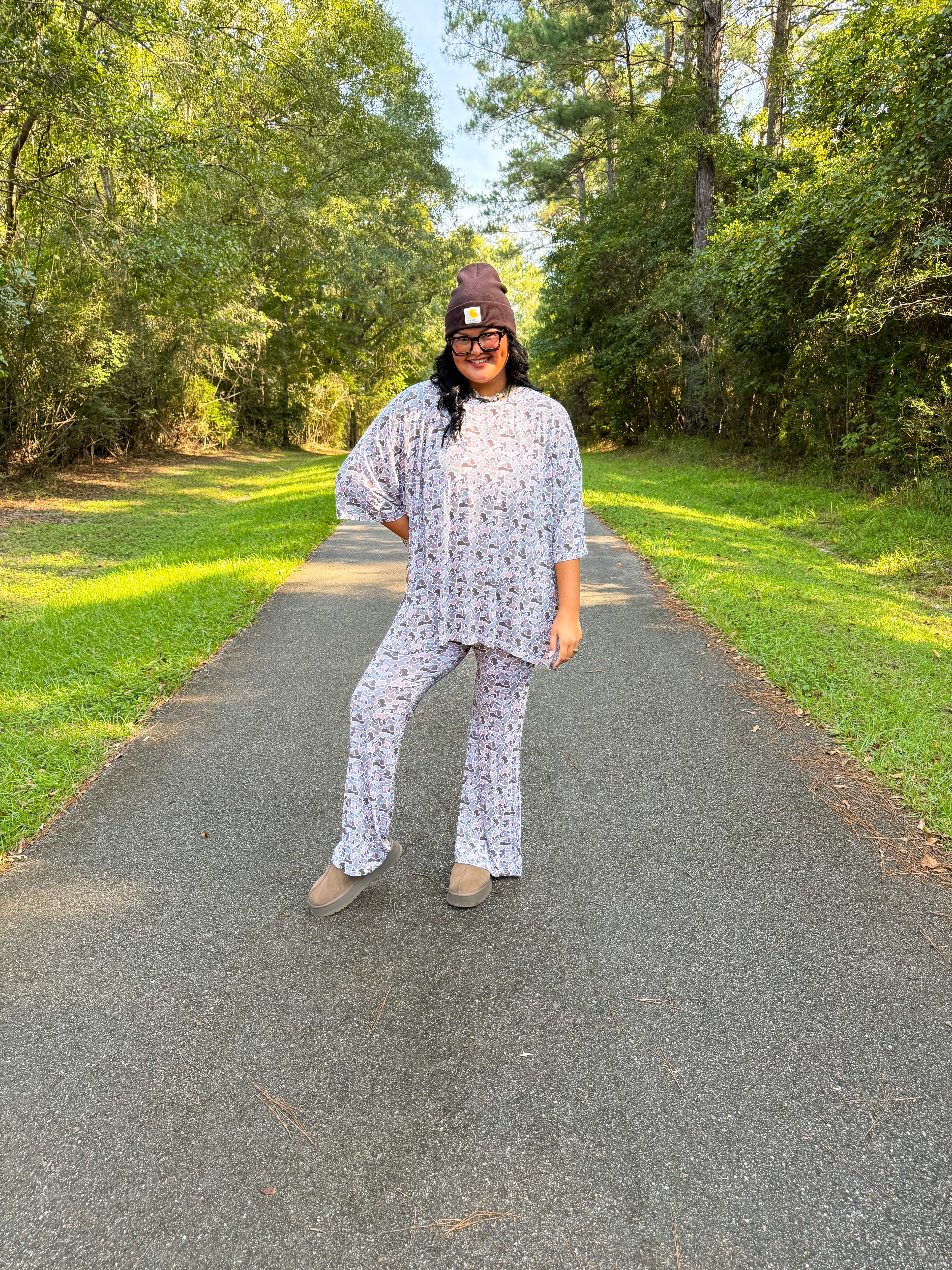 Duck Camo Womens Daywear Pant Set