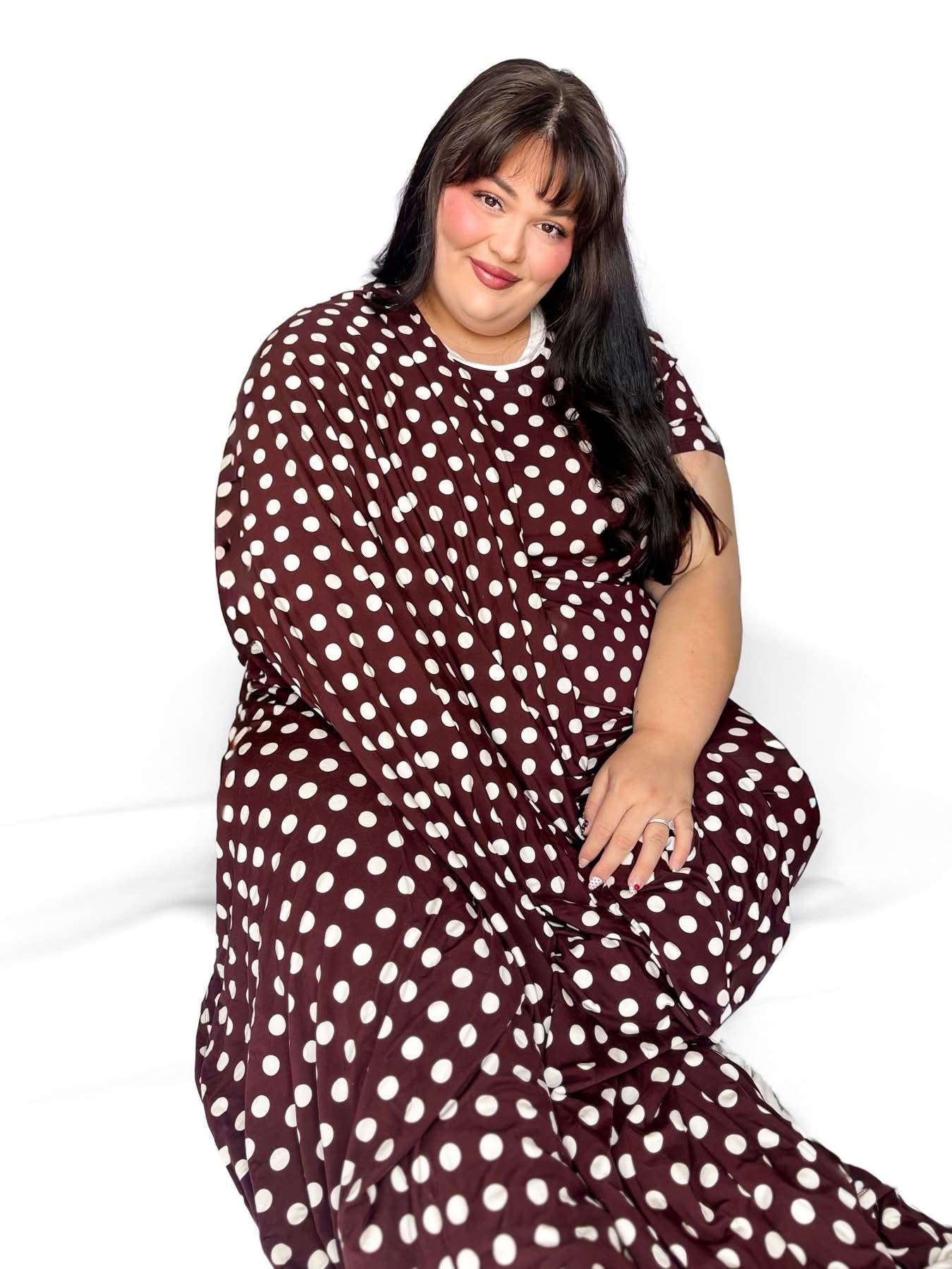 Cocoa Cozy Dots Womens Lounge Pant Set