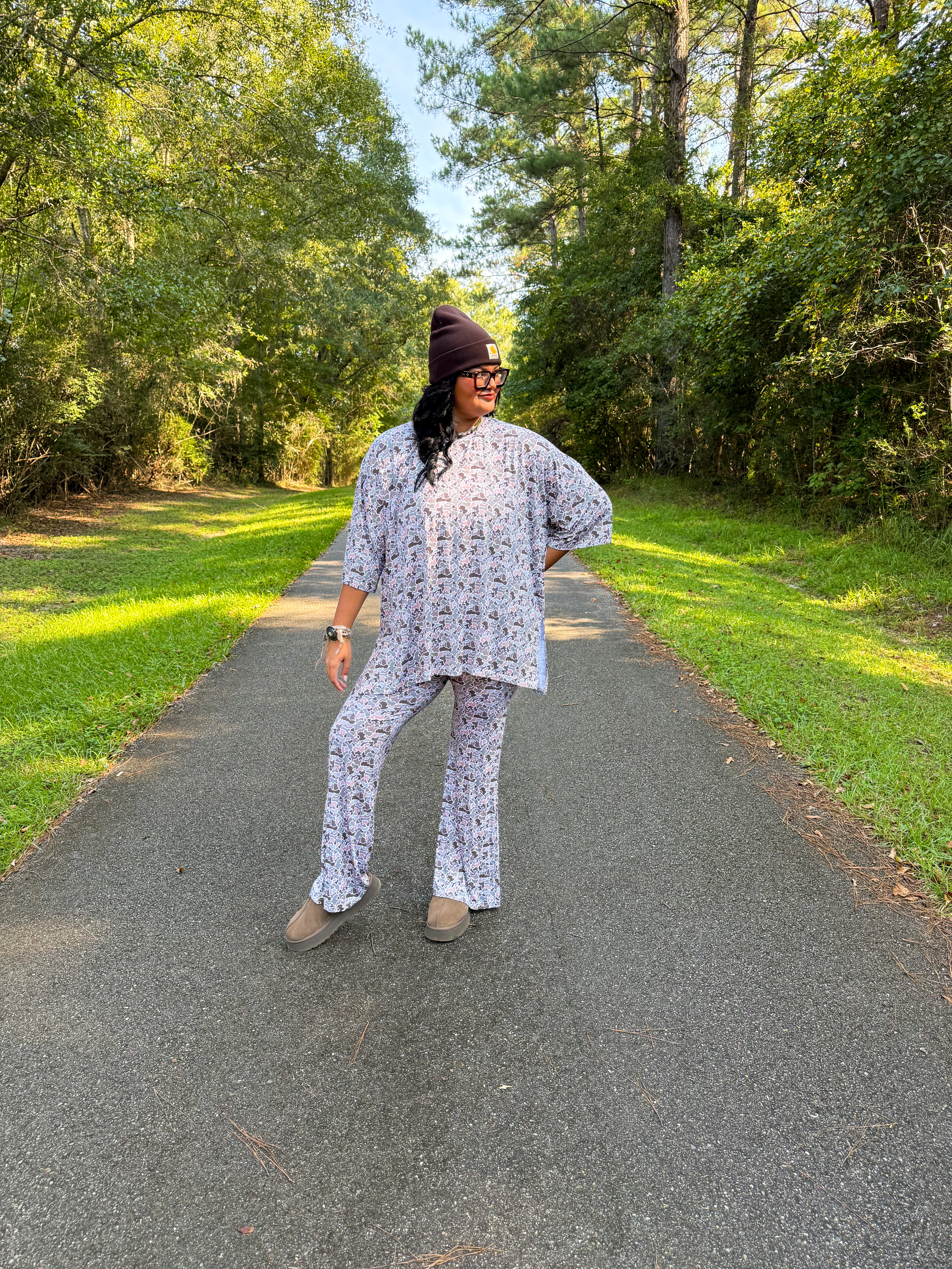 Duck Camo Womens Daywear Pant Set