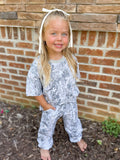 Snow Camo Kids Barrel Pant Set