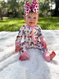 Berry Best Friends Double Zippy Romper