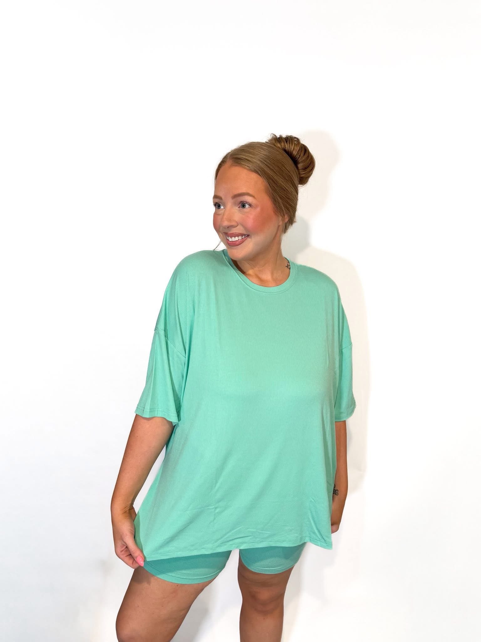 Beach Glass Womens Biker Short Set