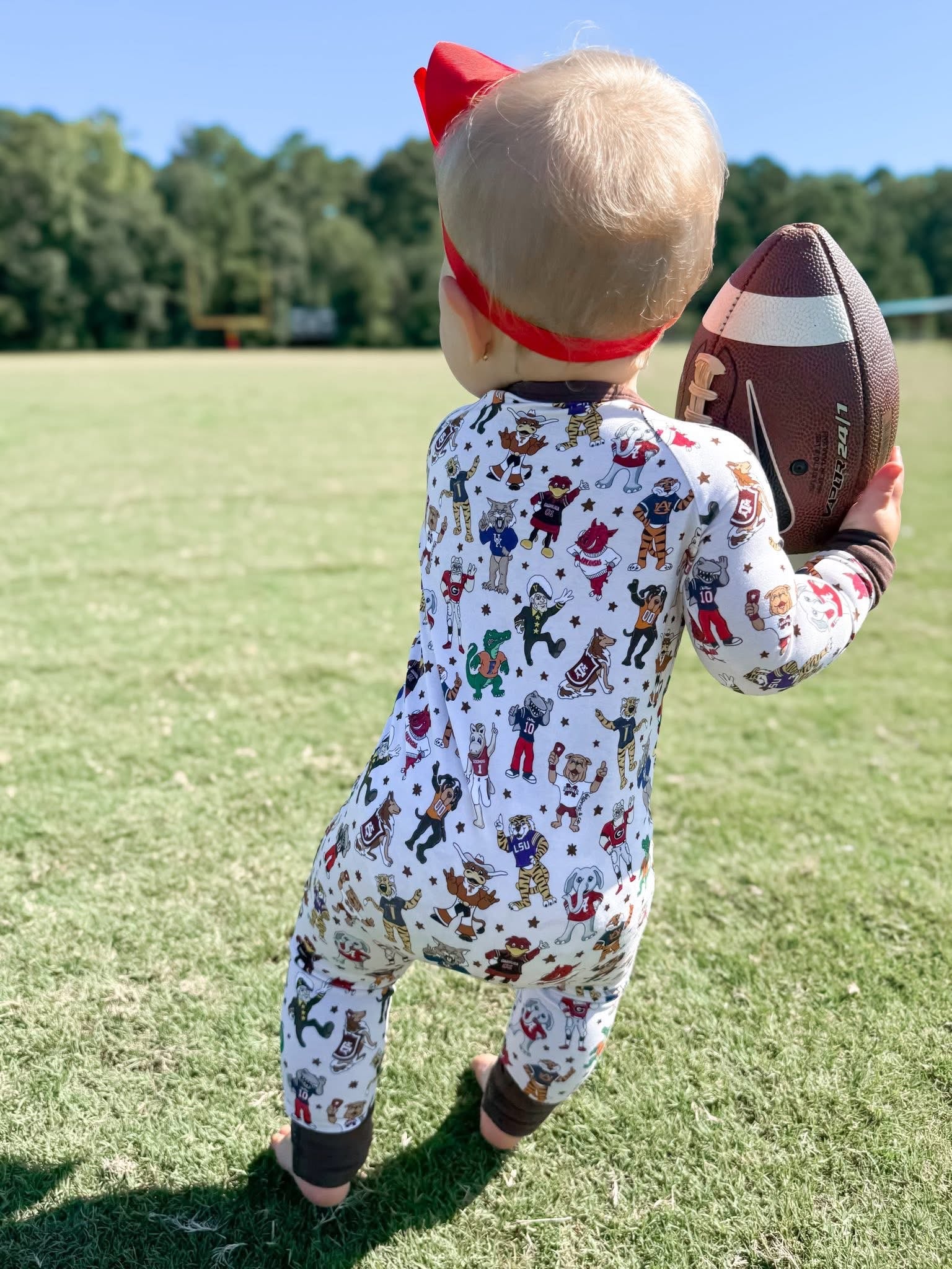 Gameday Mascots Double Zippy Romper