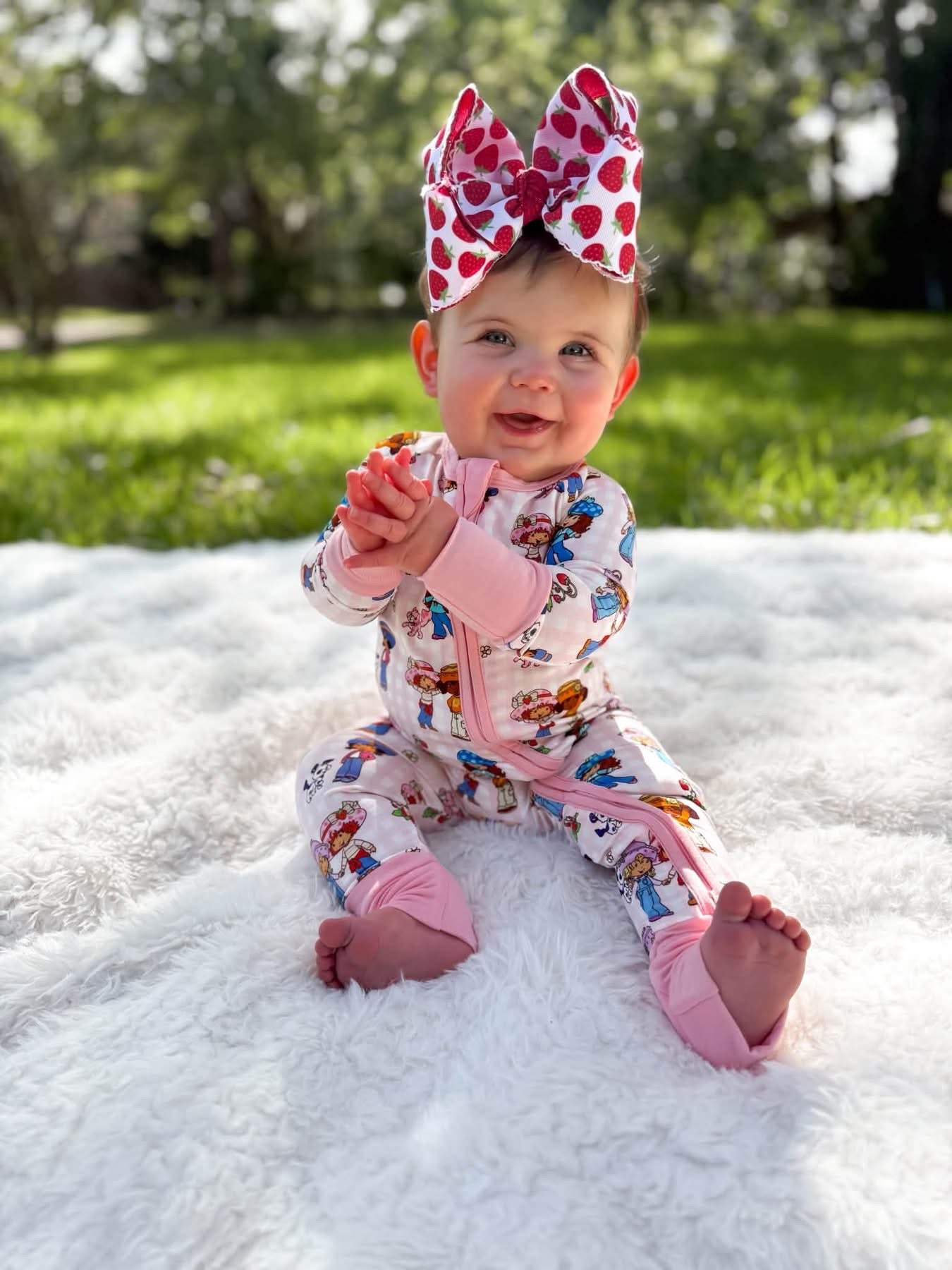 Berry Best Friends Double Zippy Romper