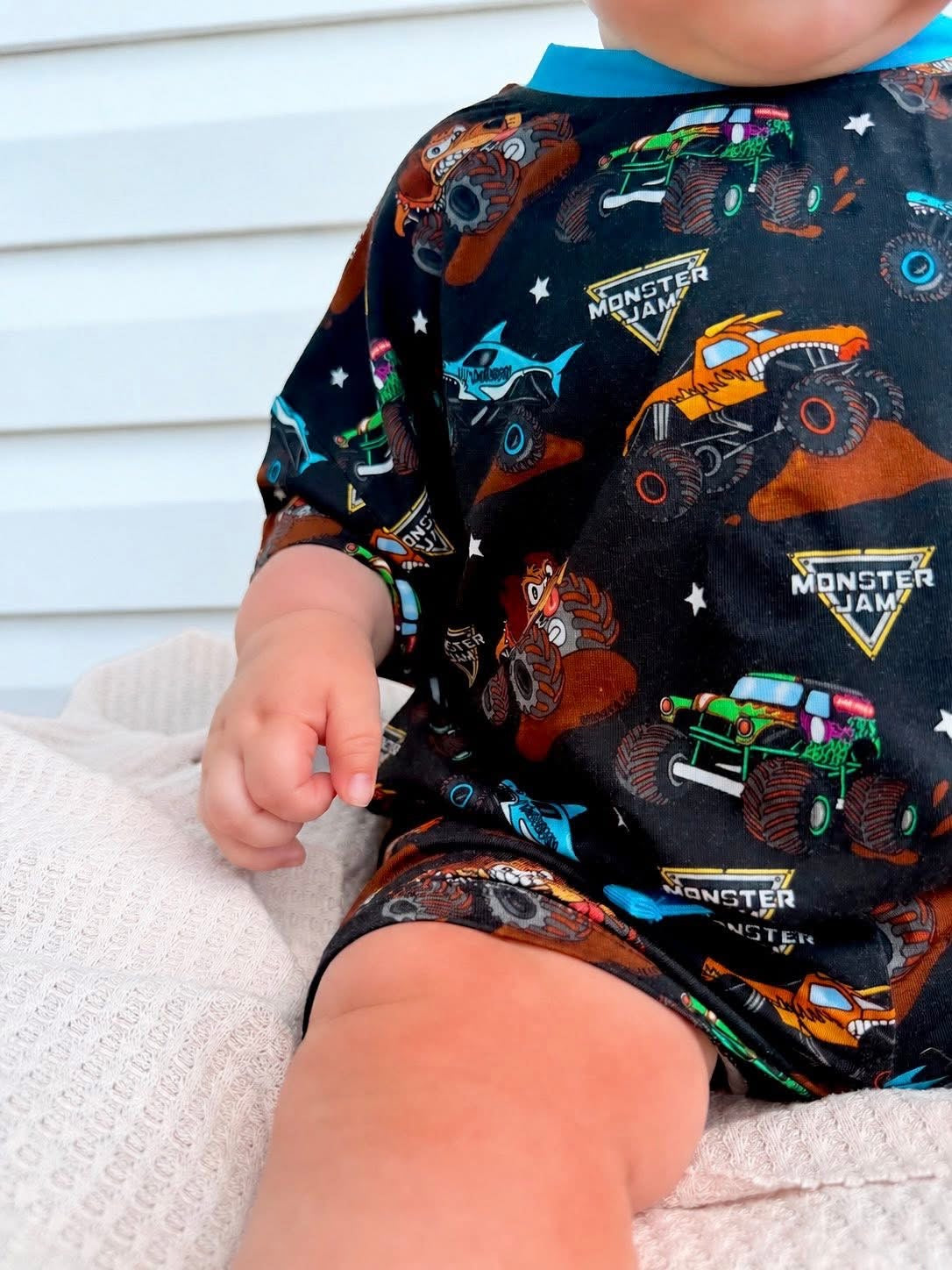 Mud Mayhem Kids Oversized Short Set