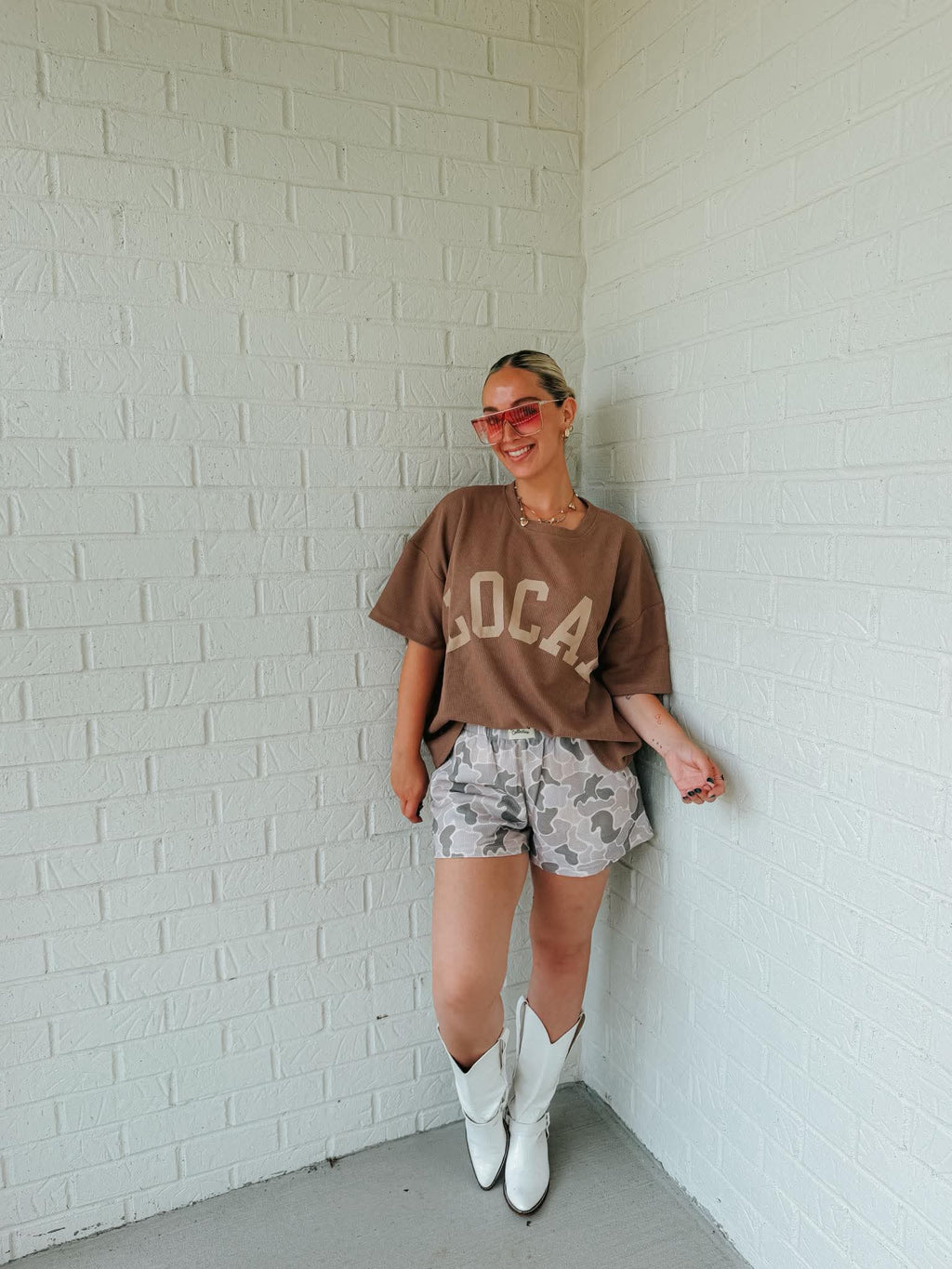 Local Waffle Knit Short Set