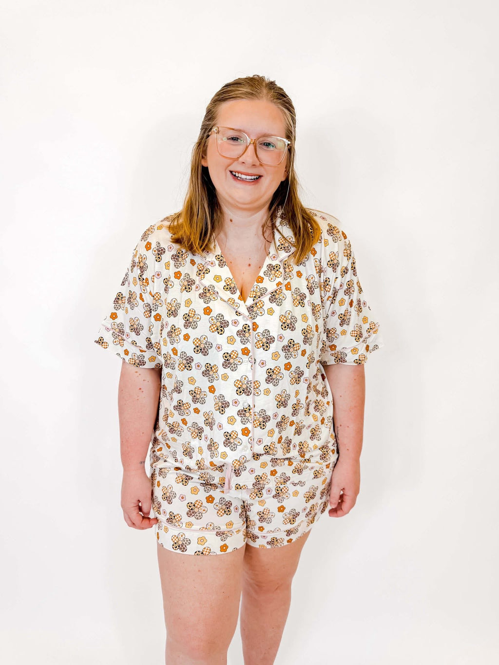 Groovy Garden Womens Short Set