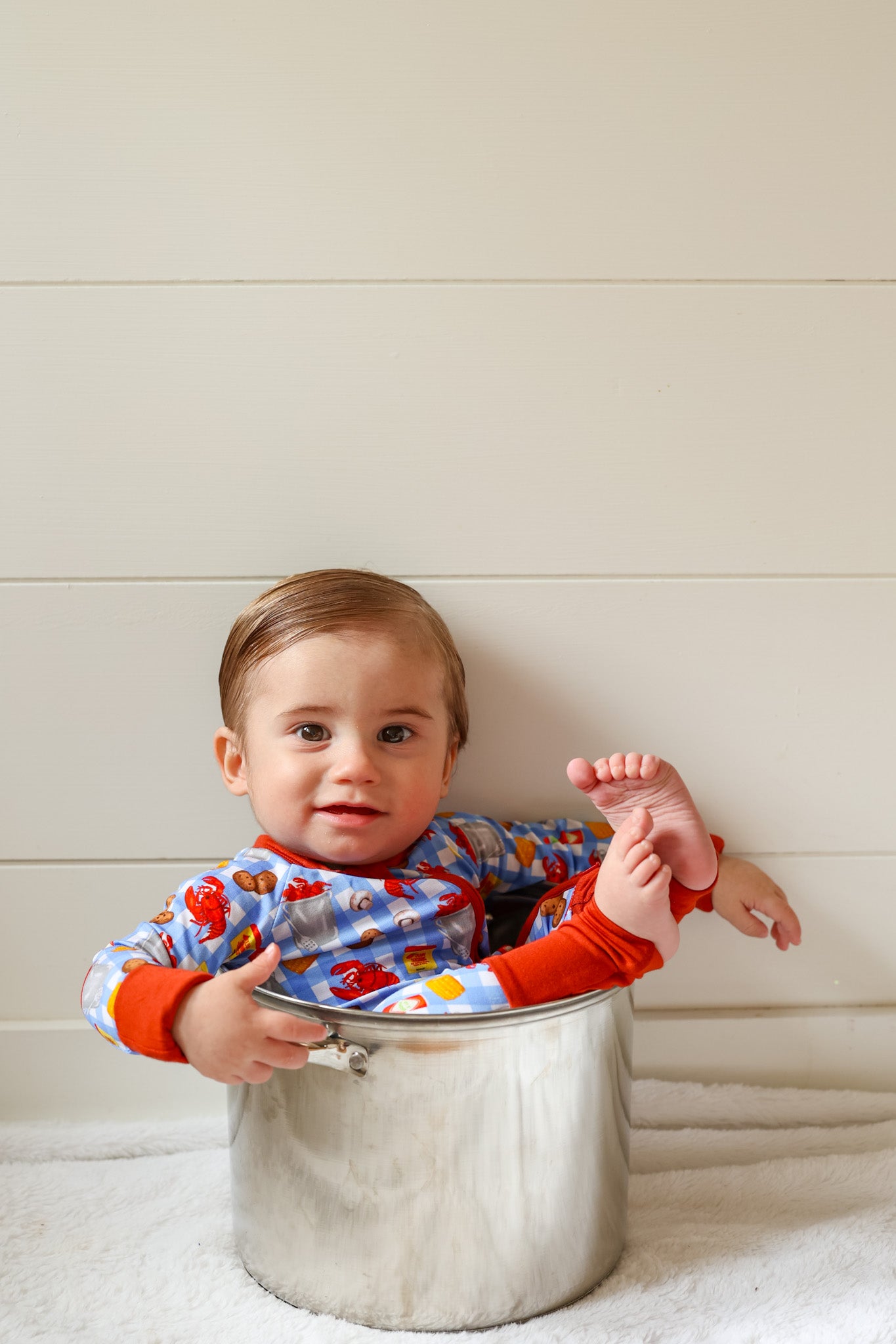 Bronx&Co. Crawfish Boil Double Zippy Romper