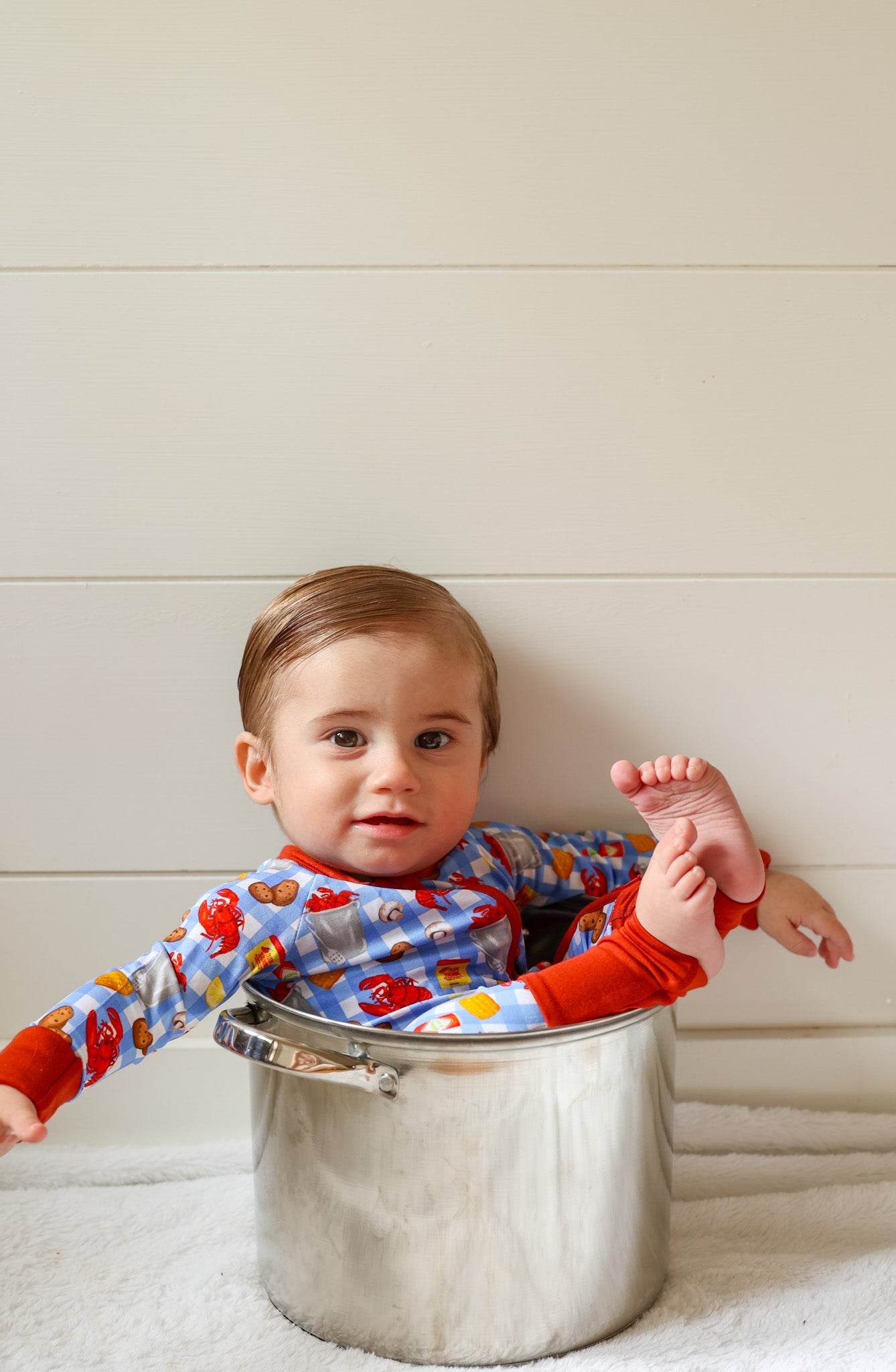 Bronx&Co. Crawfish Boil Double Zippy Romper