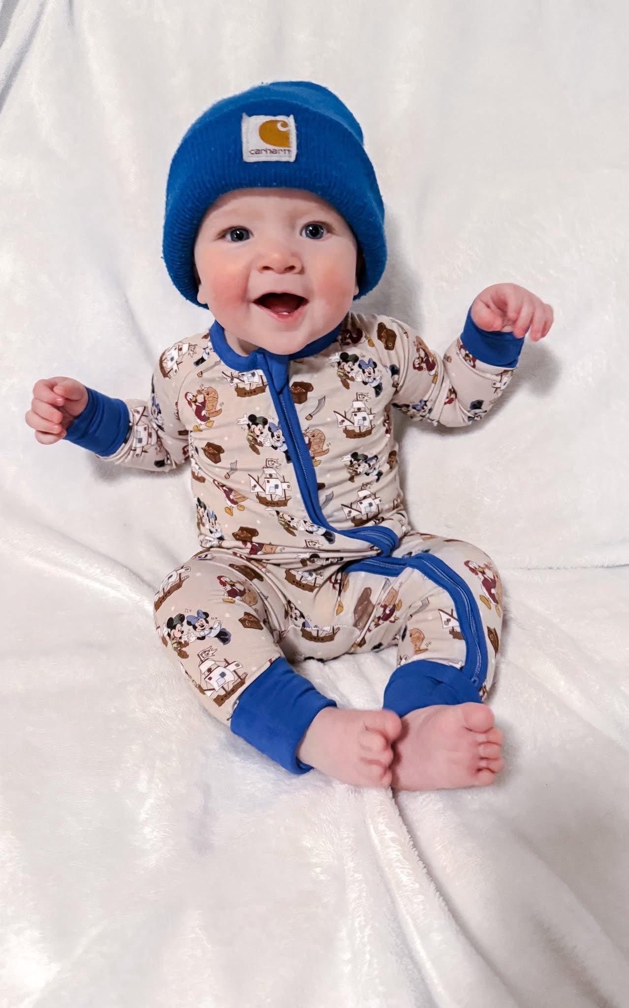 Pirate Pals Double Zippy Romper