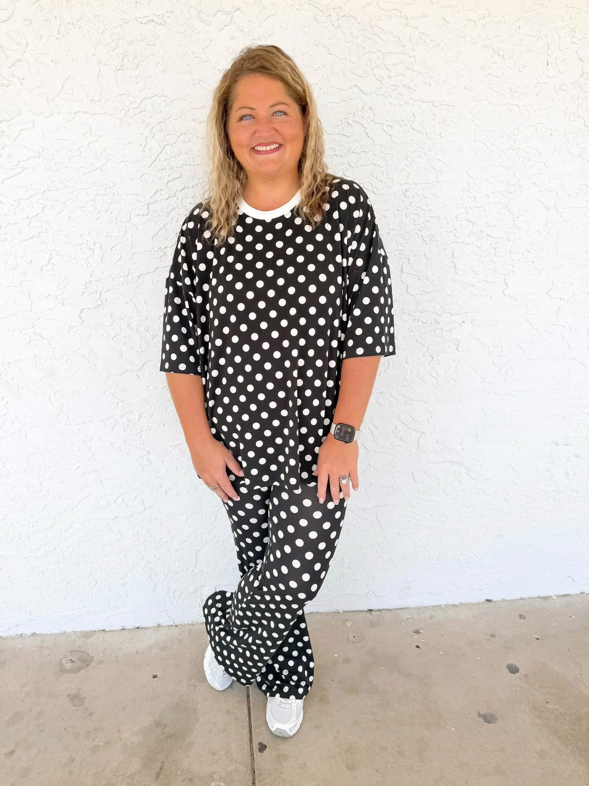 Oreo Dots Womens Pant Set