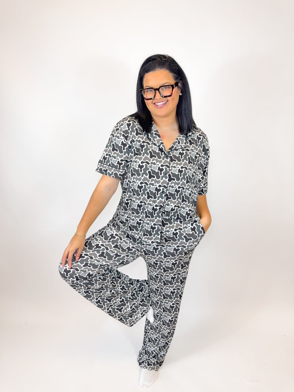 Onyx Camo Womens Pant Set