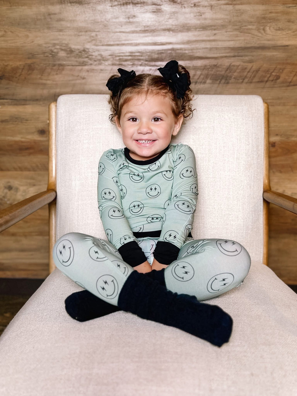 Pistachio Smileys Two Piece Set