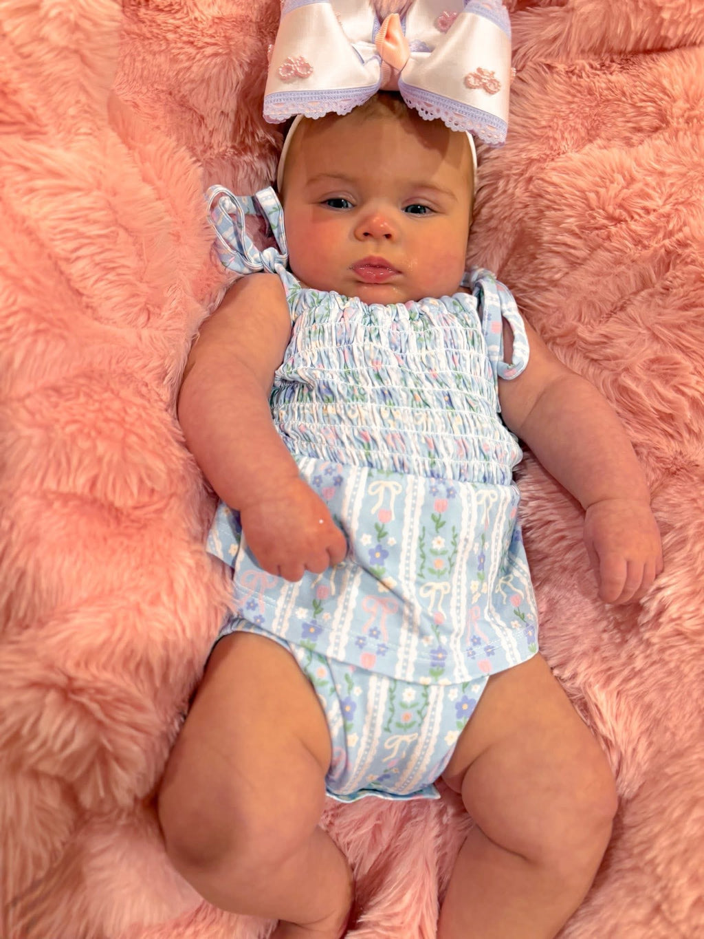 Eloise Smocked Twirl Romper