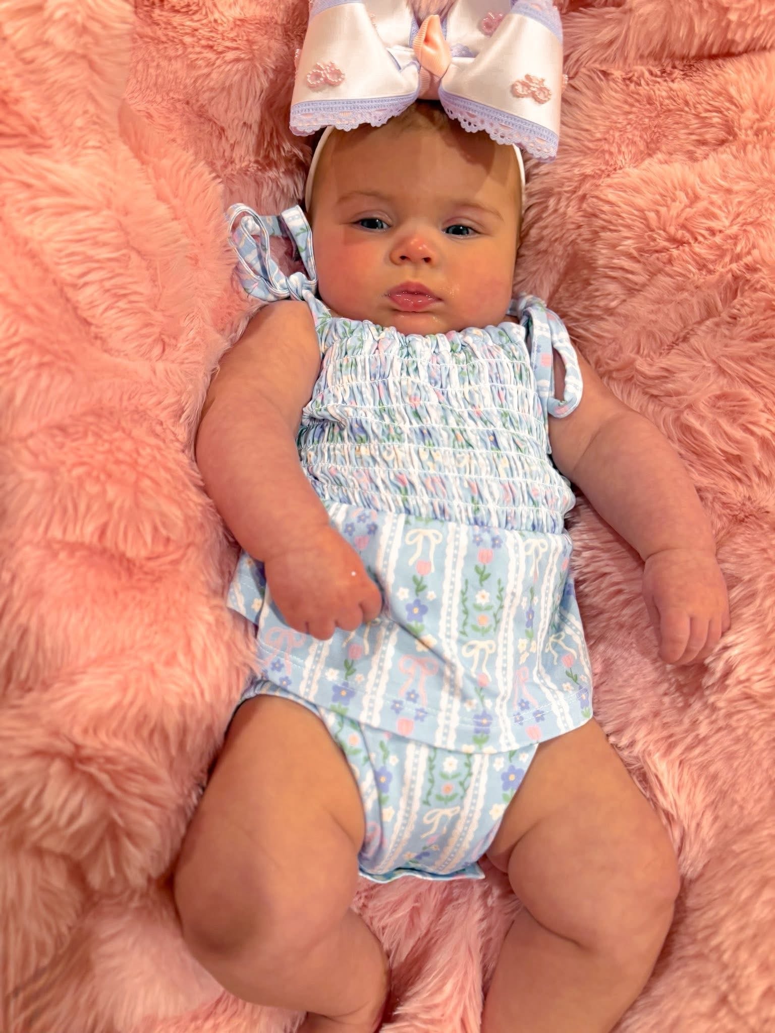 Eloise Smocked Twirl Romper