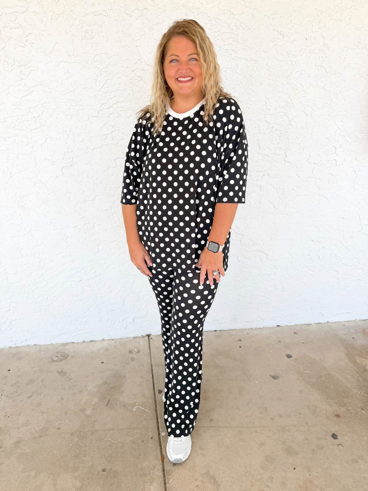 Oreo Dots Womens Pant Set