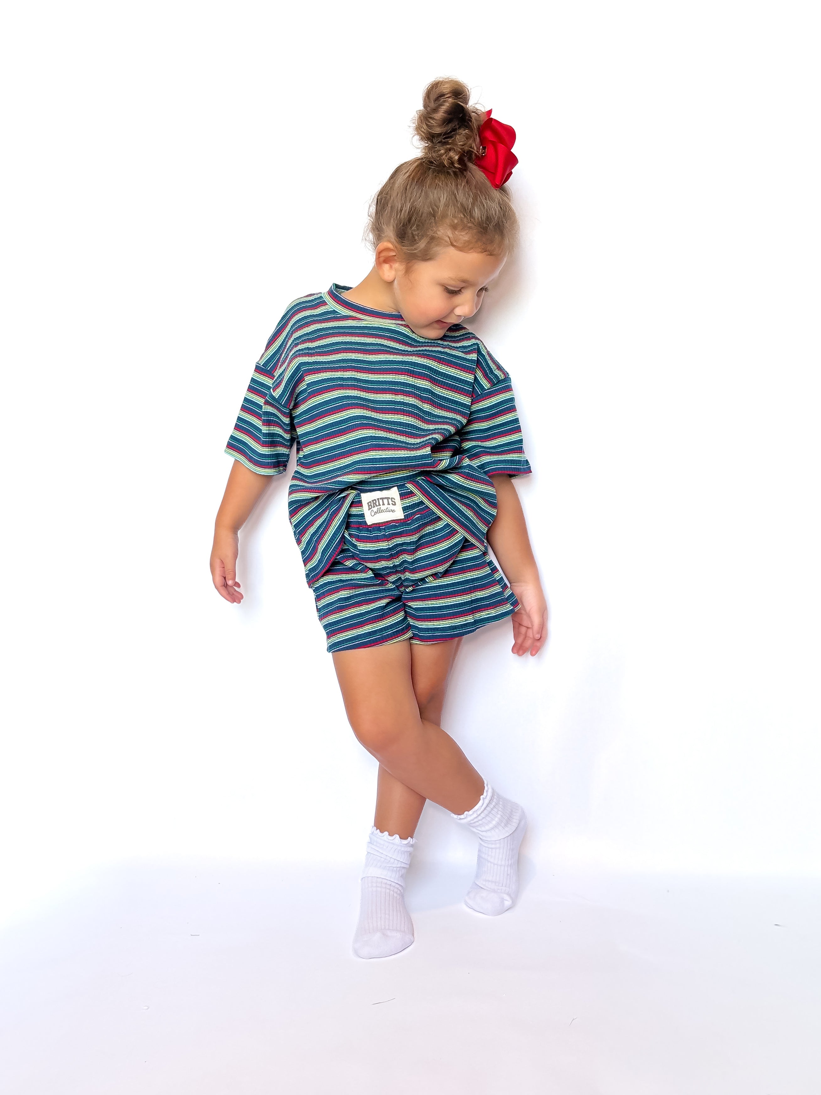 Arcade Nights Kids Ribbed Short Set