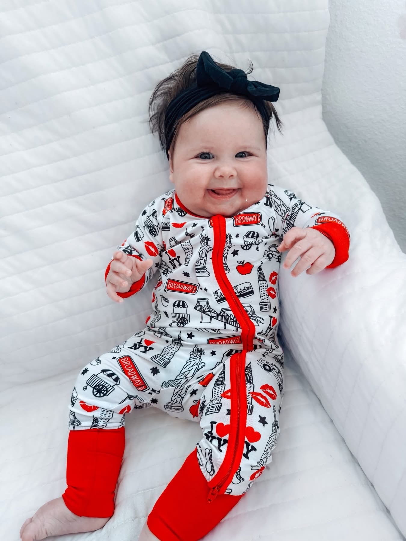 The Big Apple Double Zippy Romper