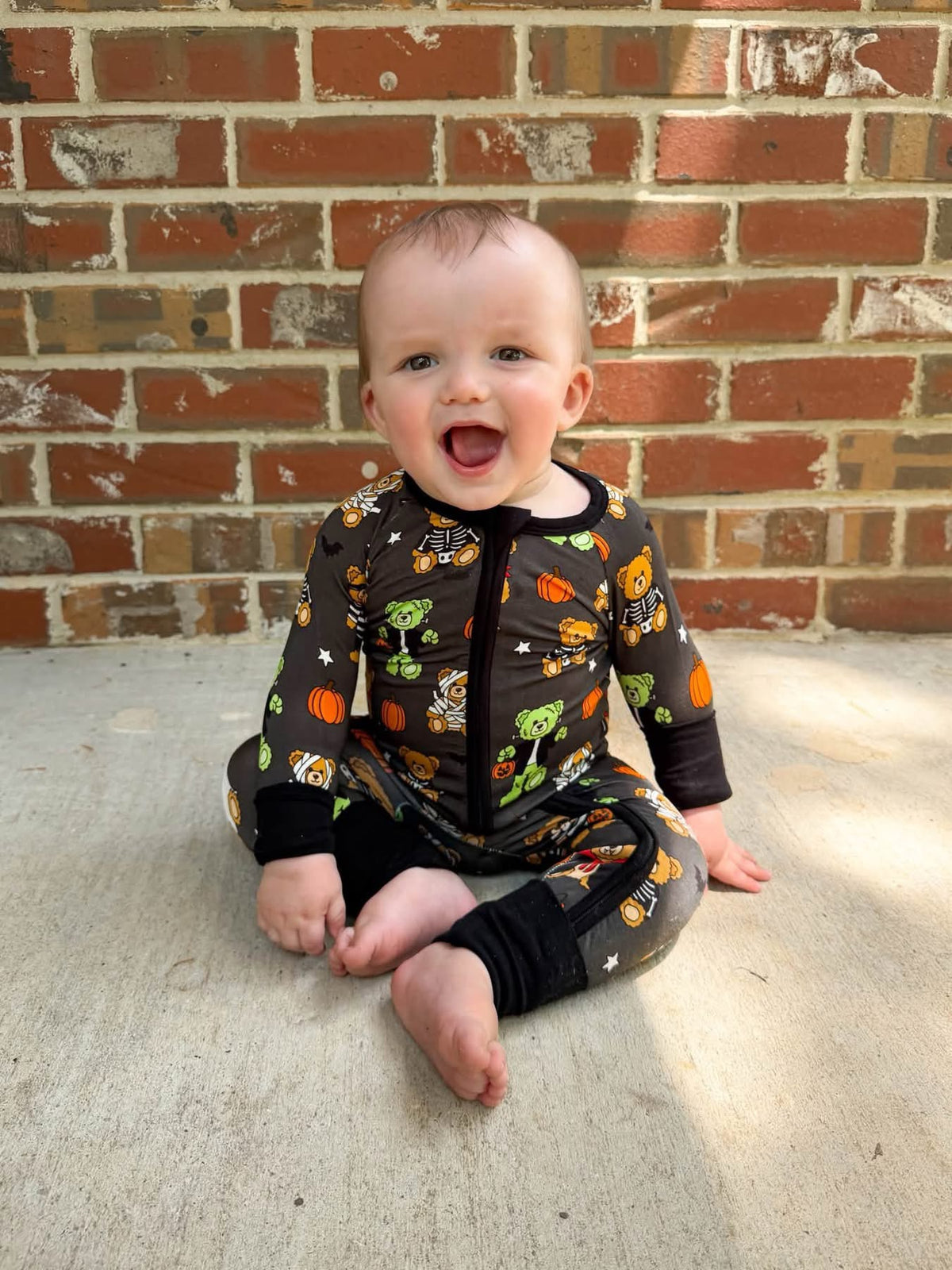 Boo Crew Double Zippy Romper