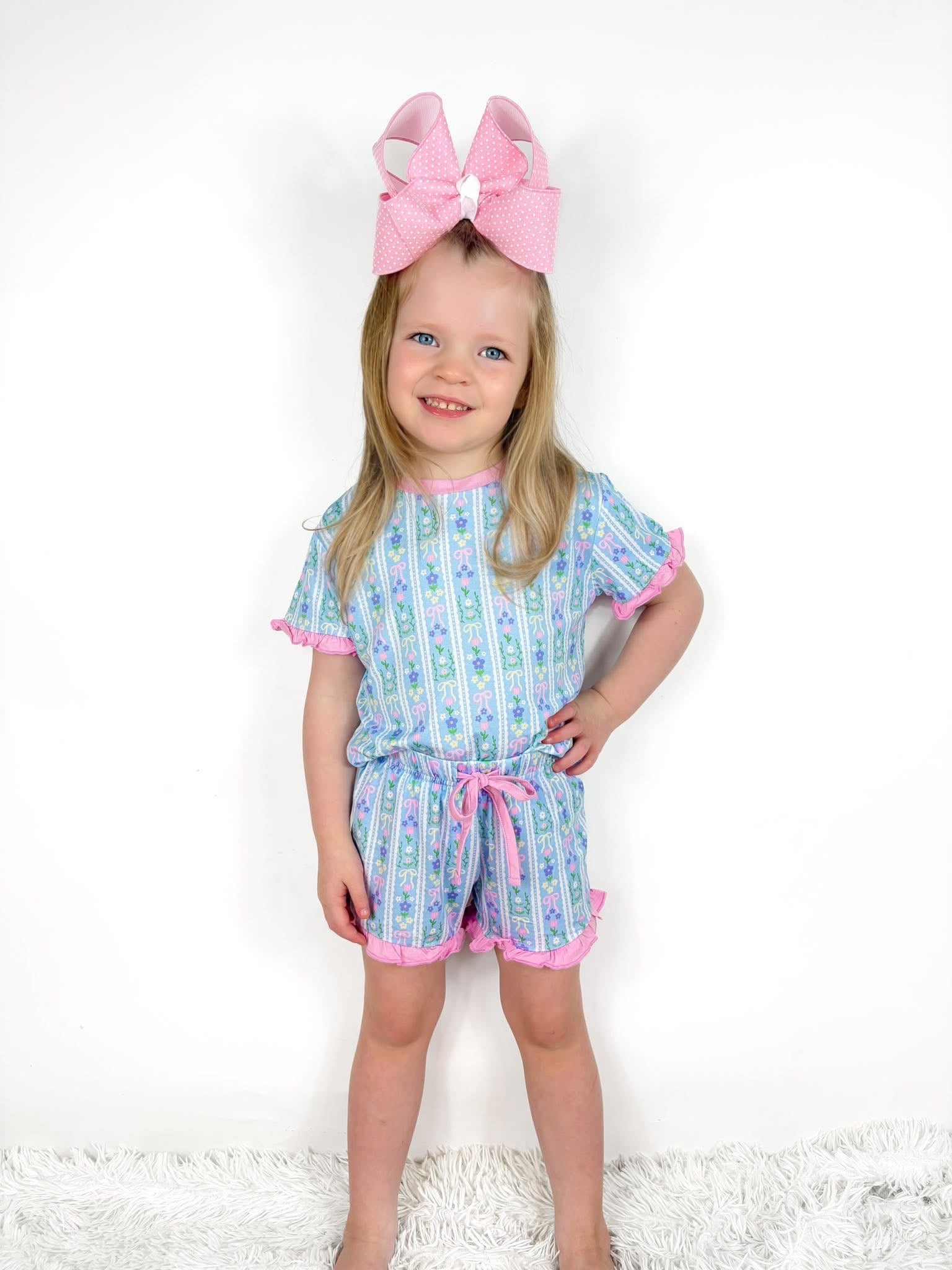 Eloise Kids Ruffle Short Set