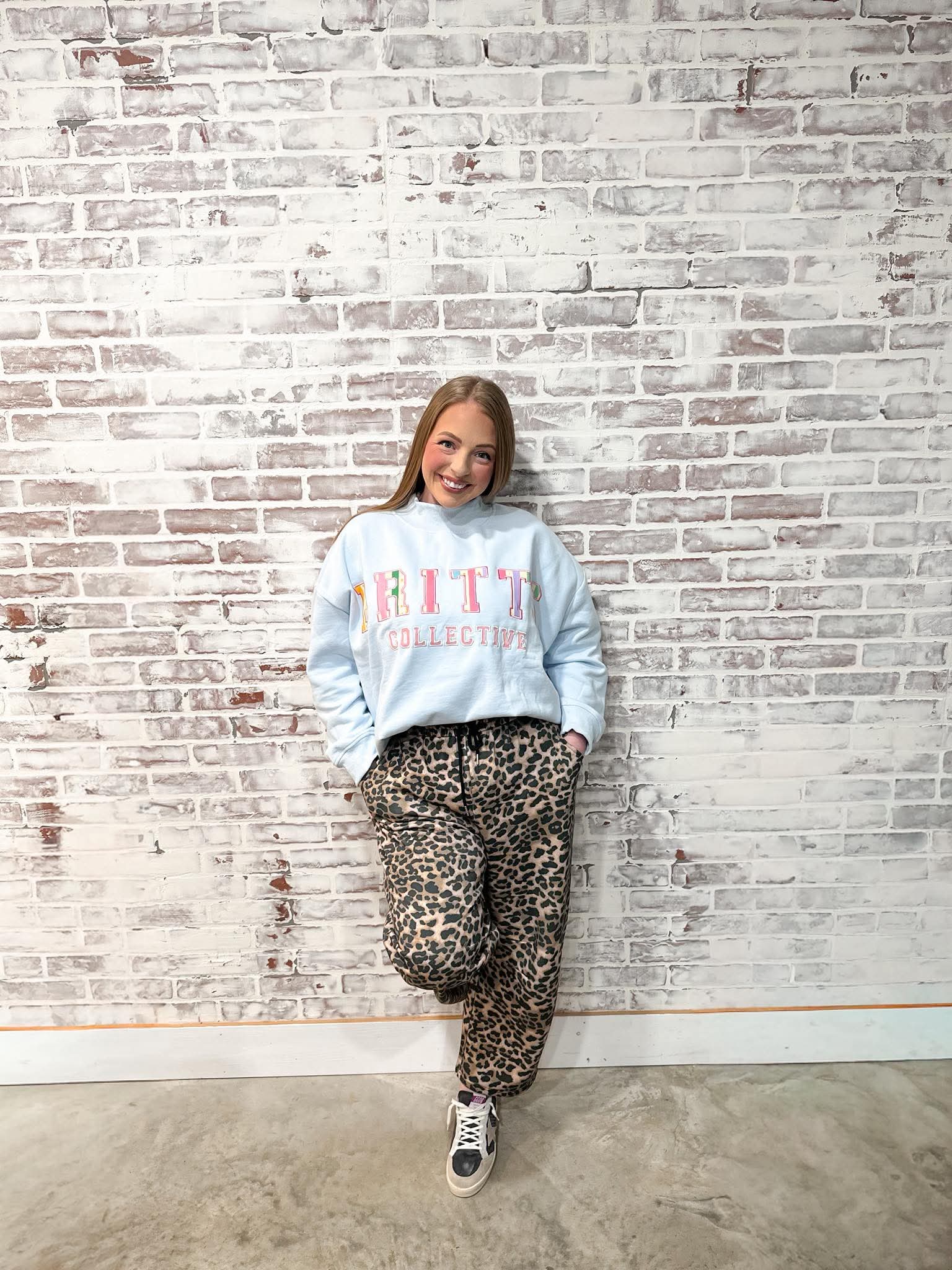 Britts Collective Striped Mockneck Sweater