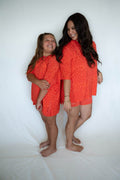 Sunset spots Womens Biker Short Set