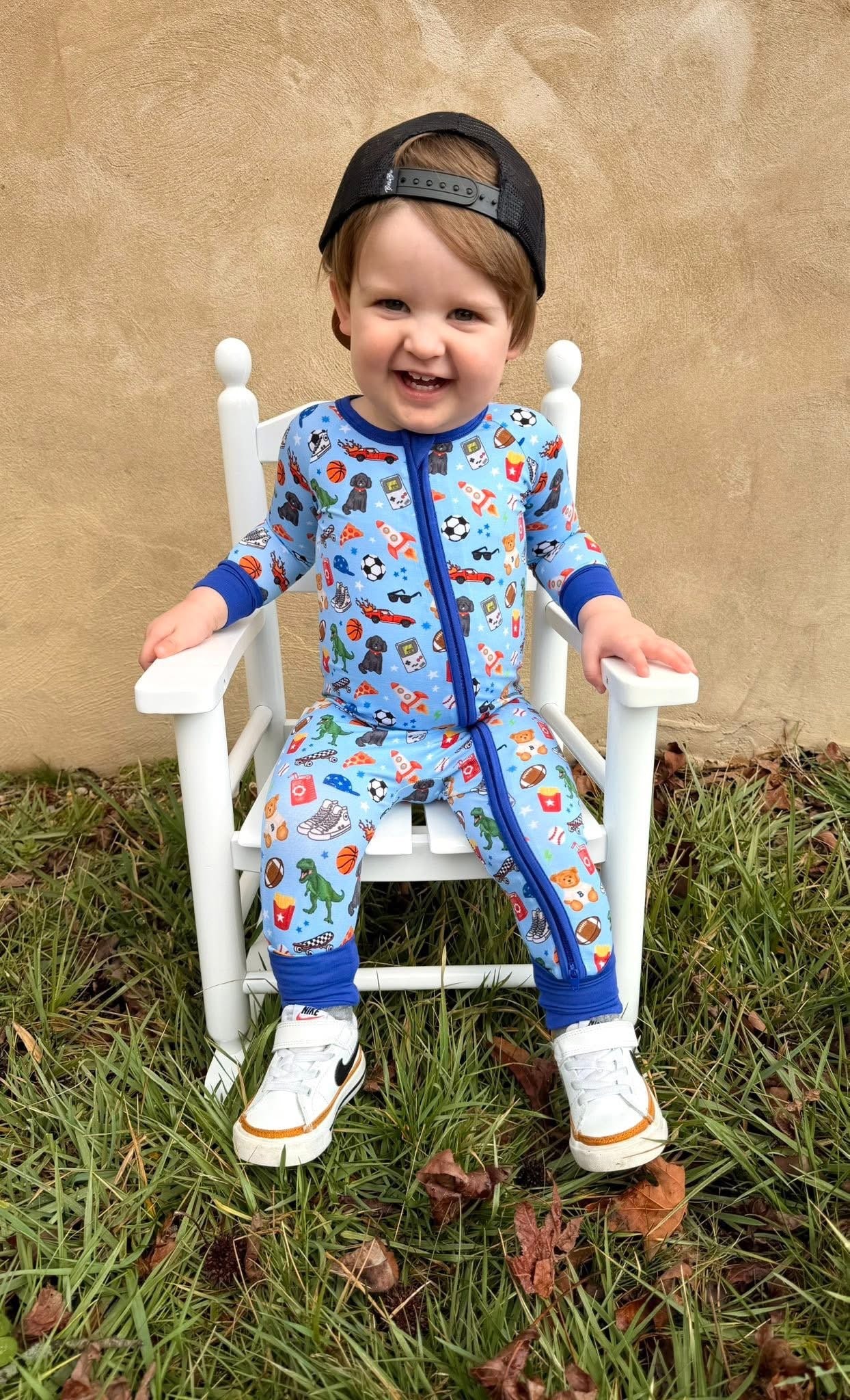 Rad Dude Club Double Zippy Romper