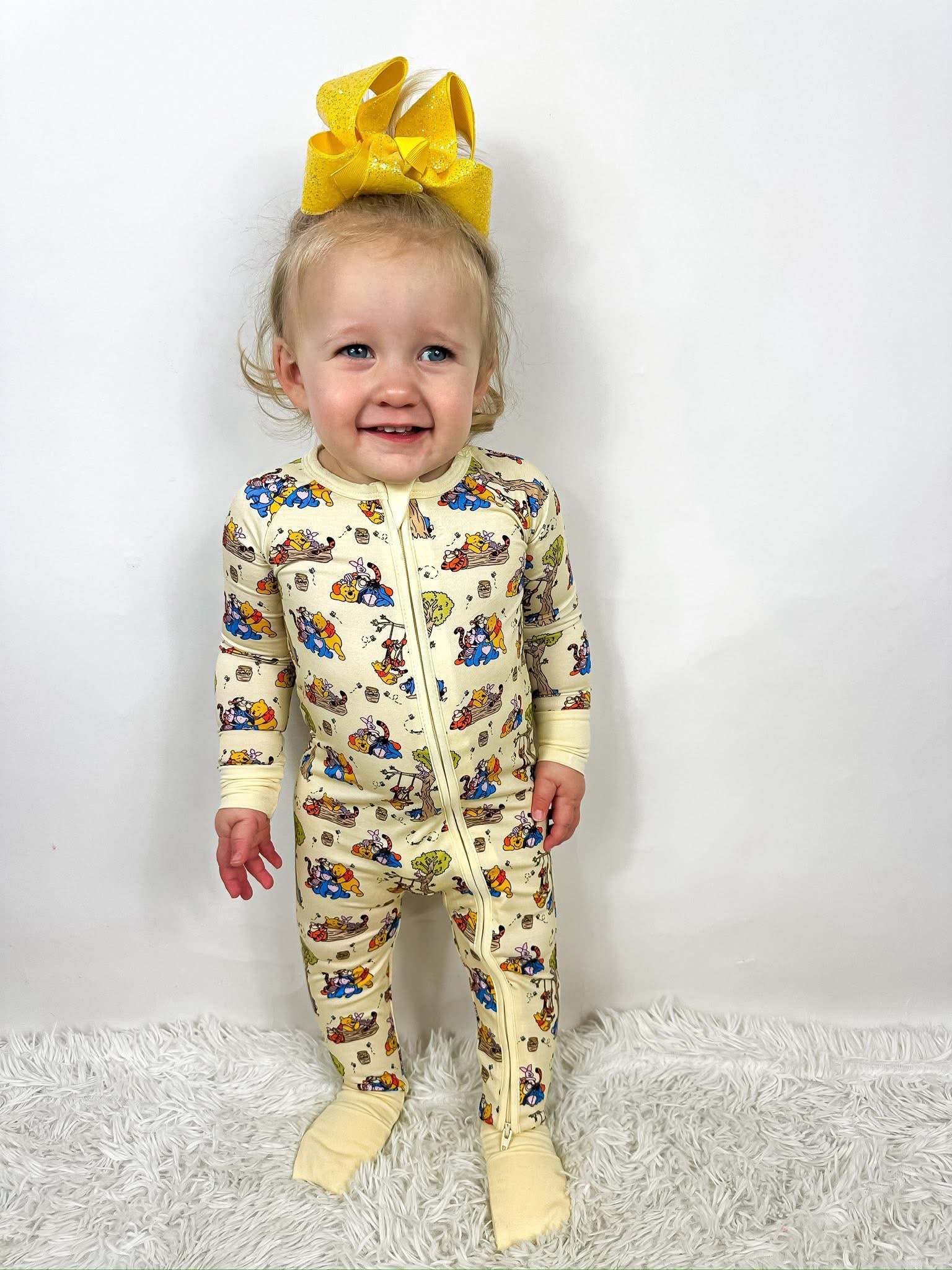 Silly Ol' Bear Double Zippy Romper