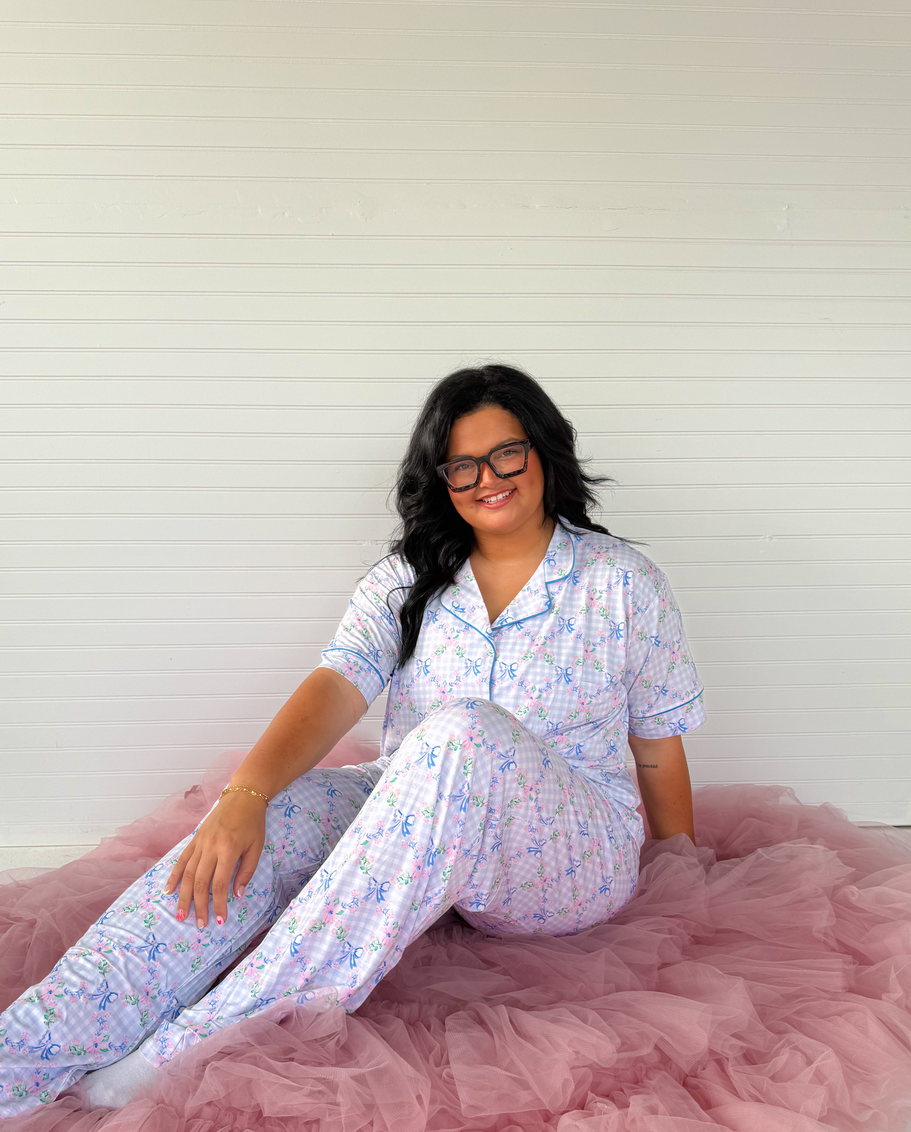 Loveshack Gingham Womens Pant Set