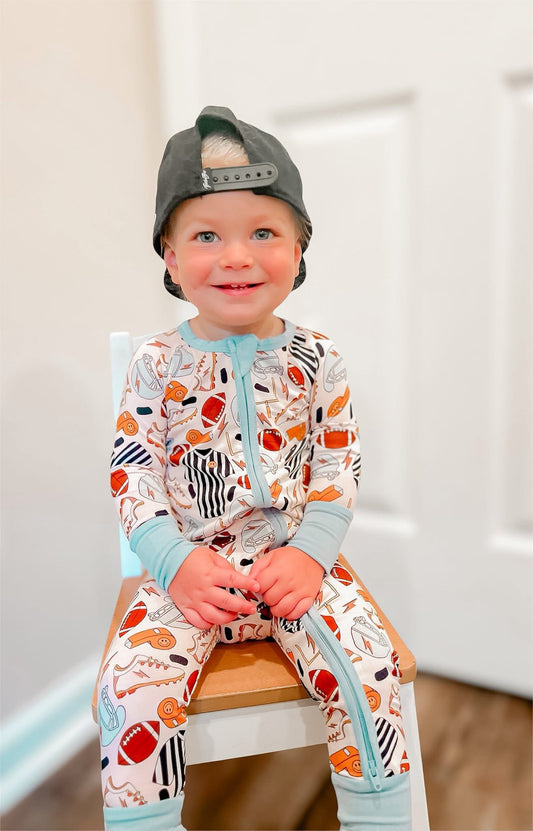 Fan Favorite Double Zippy Romper