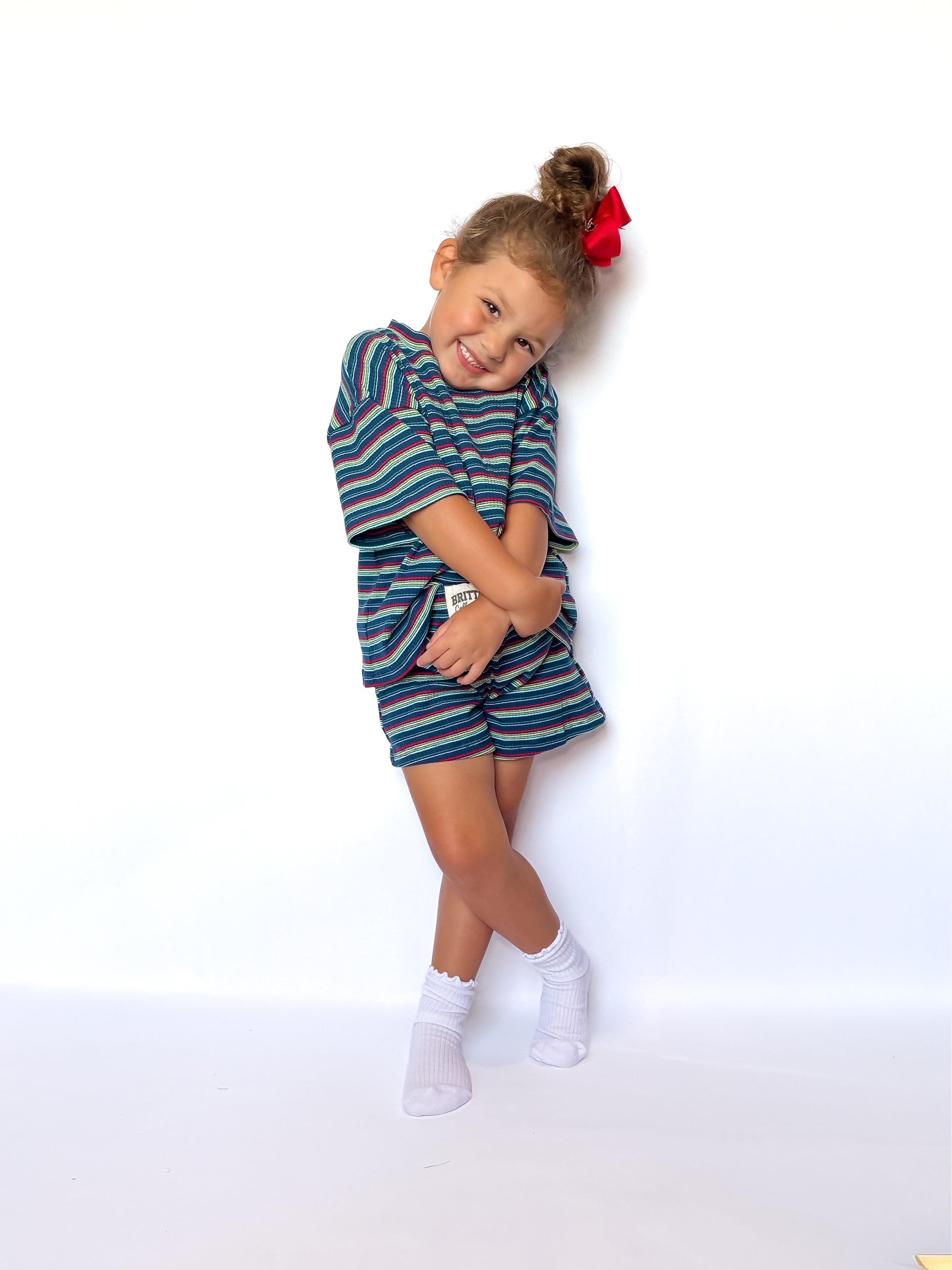 Arcade Nights Kids Ribbed Short Set