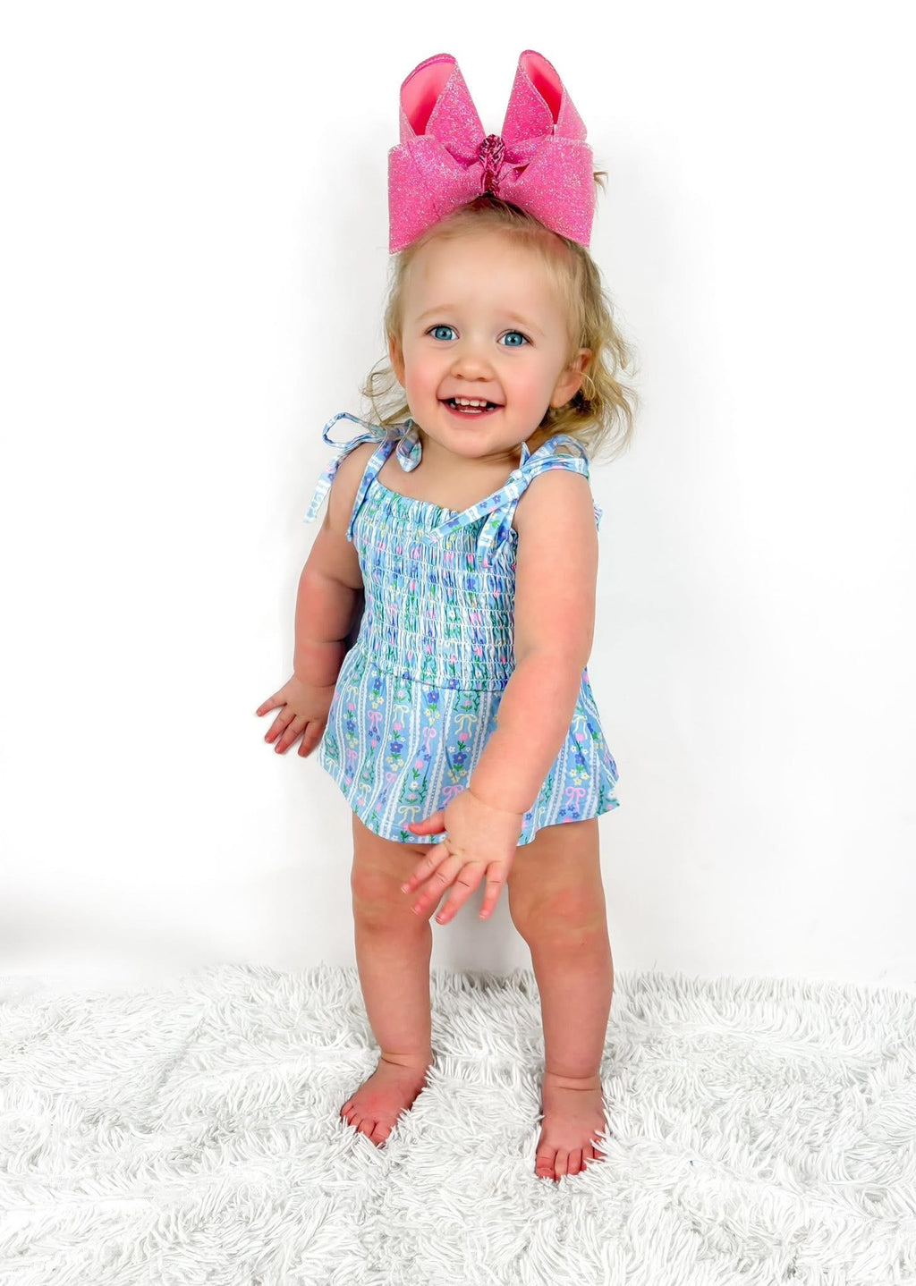 Eloise Smocked Twirl Romper